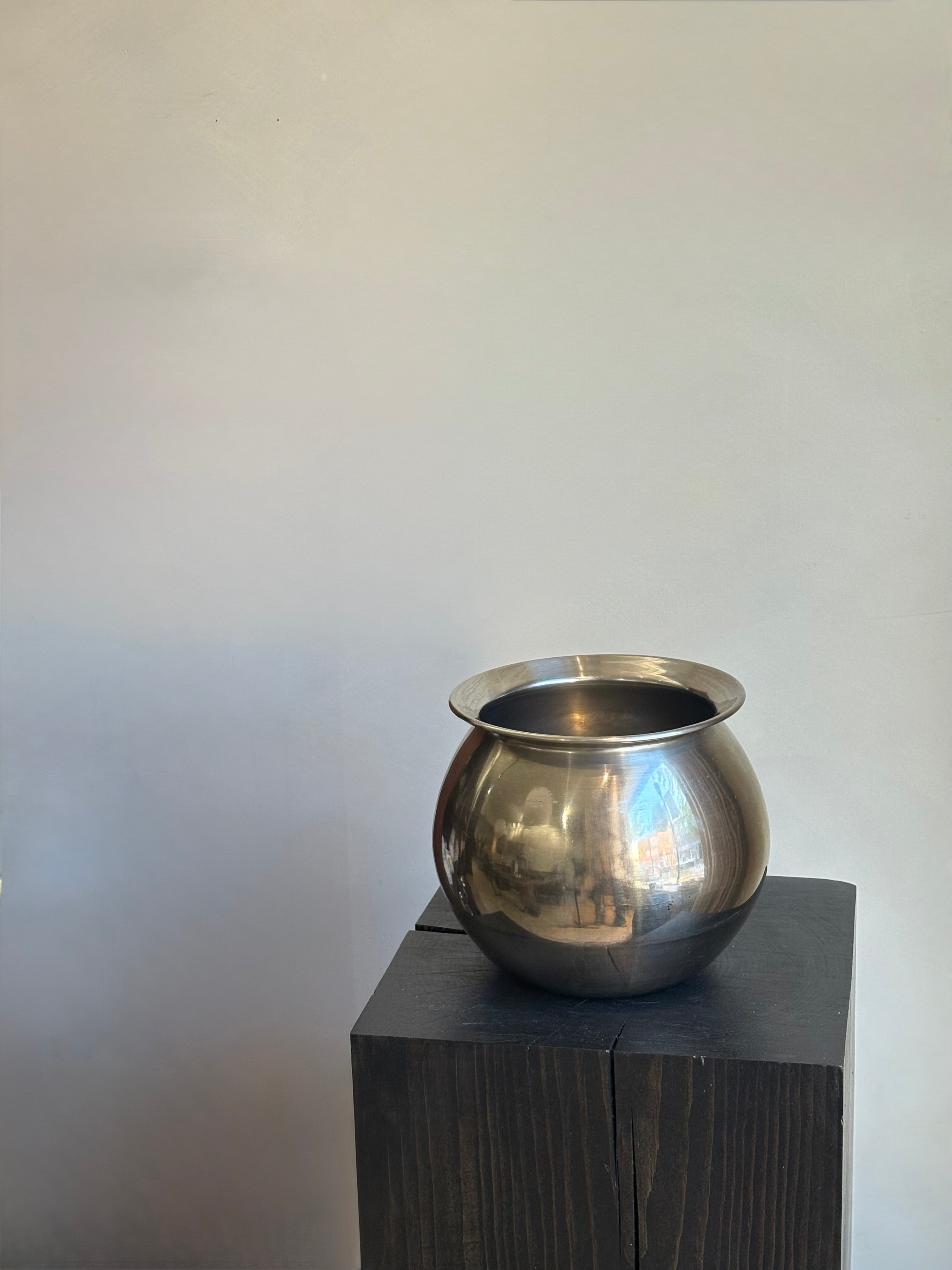CHROME BUBBLE VASE