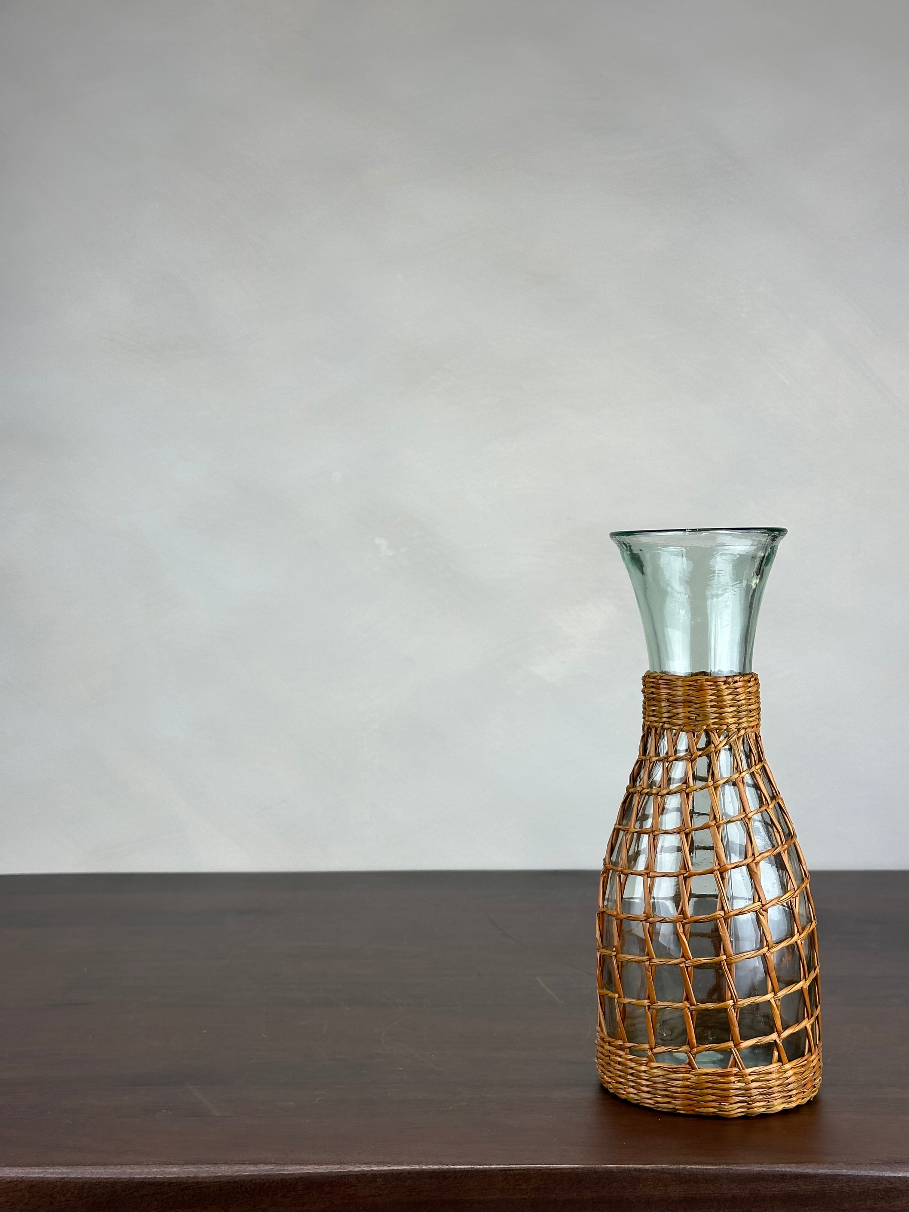 WICKER WATER PITCHER