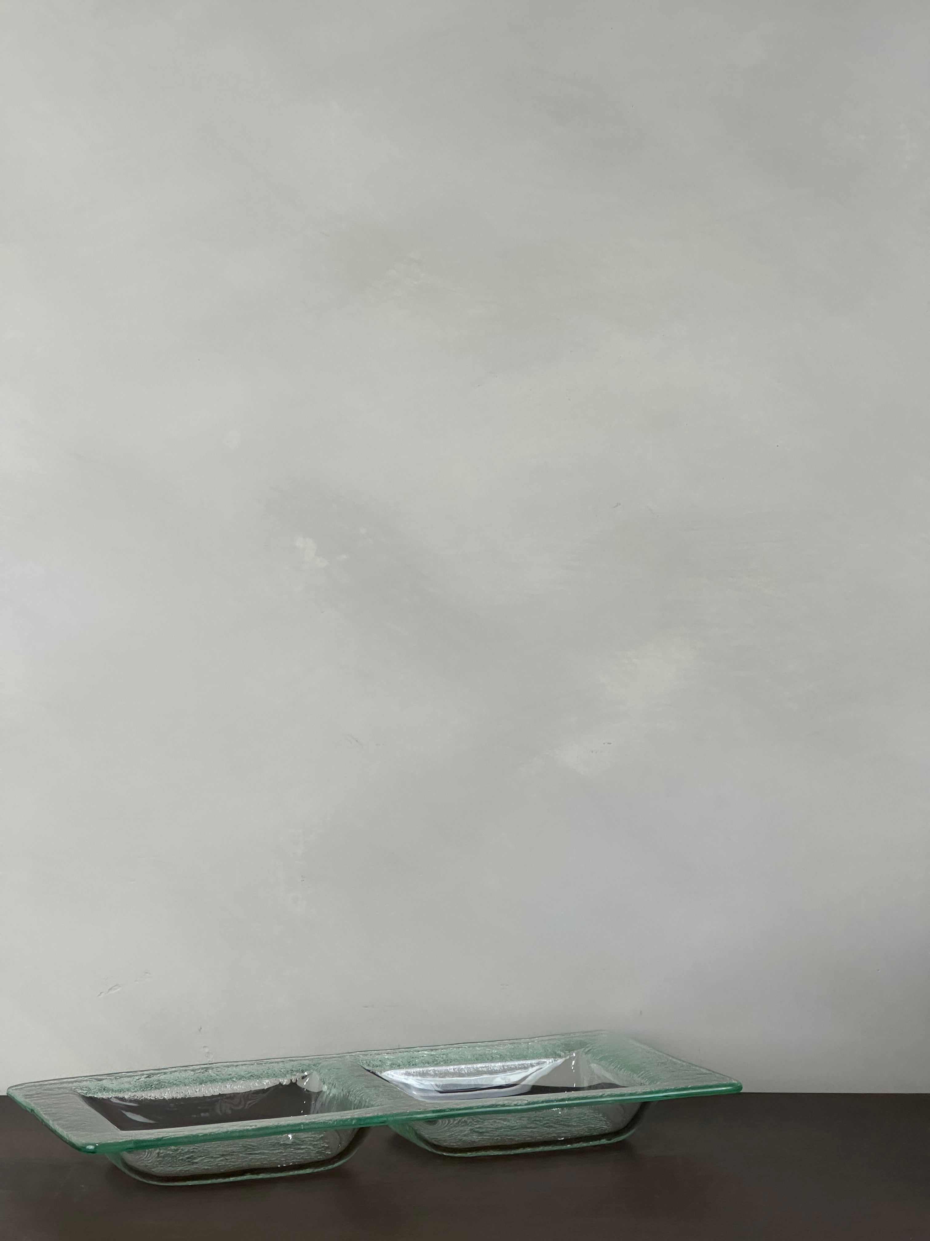 GLASS SERVING DISH
