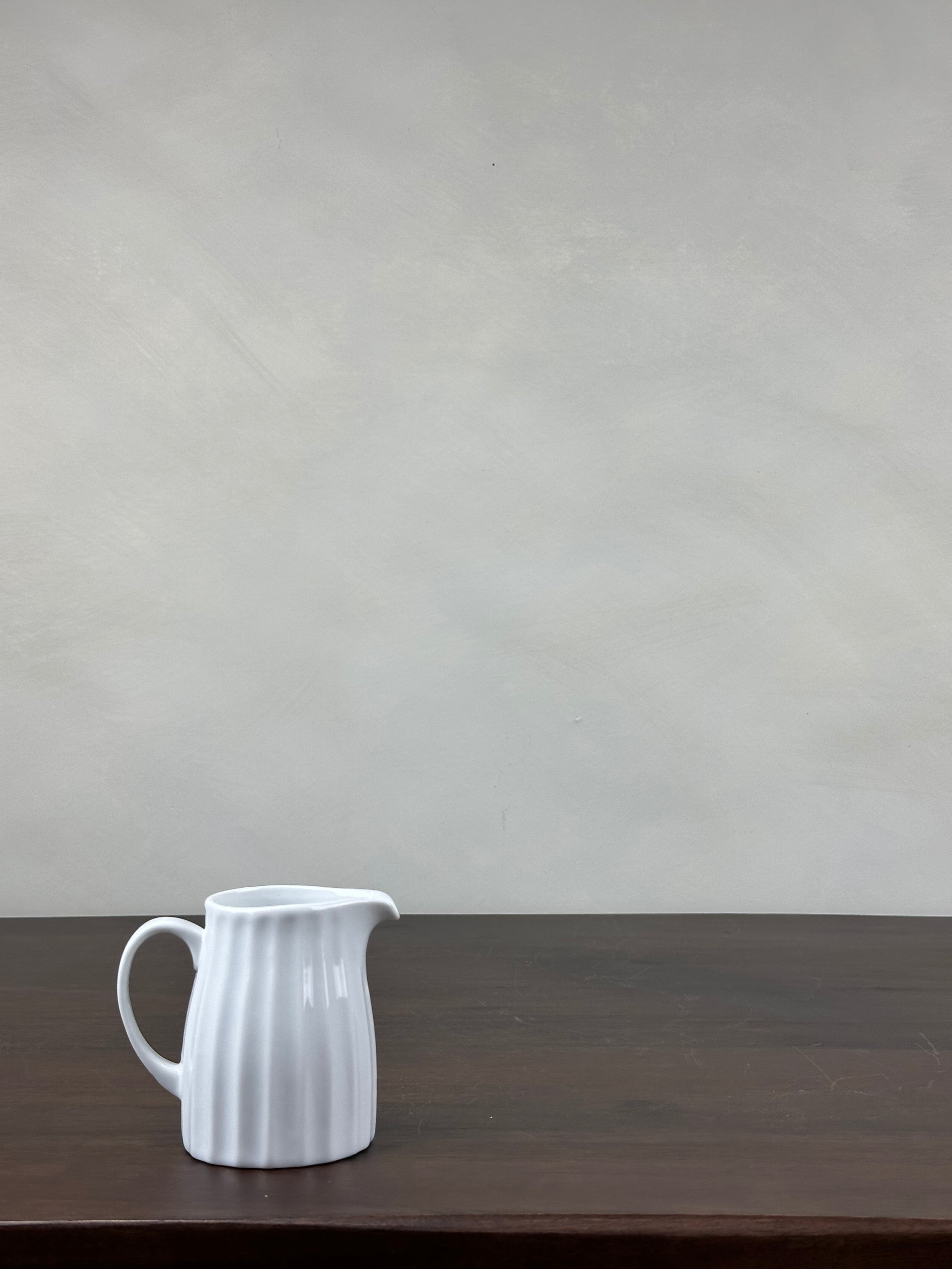 STRIPED MILK PITCHER