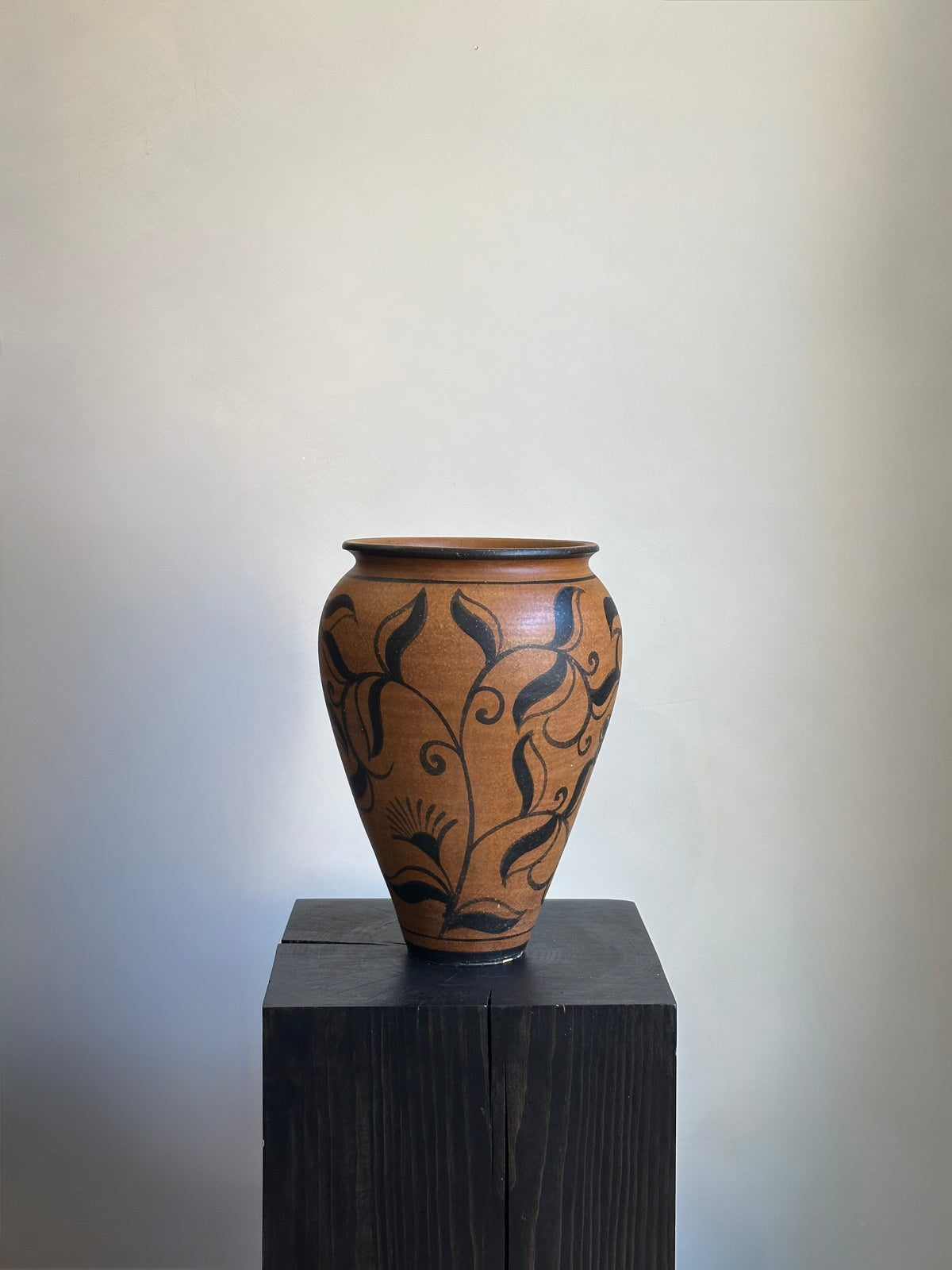 HAND PAINTED TERRACOTTA POT