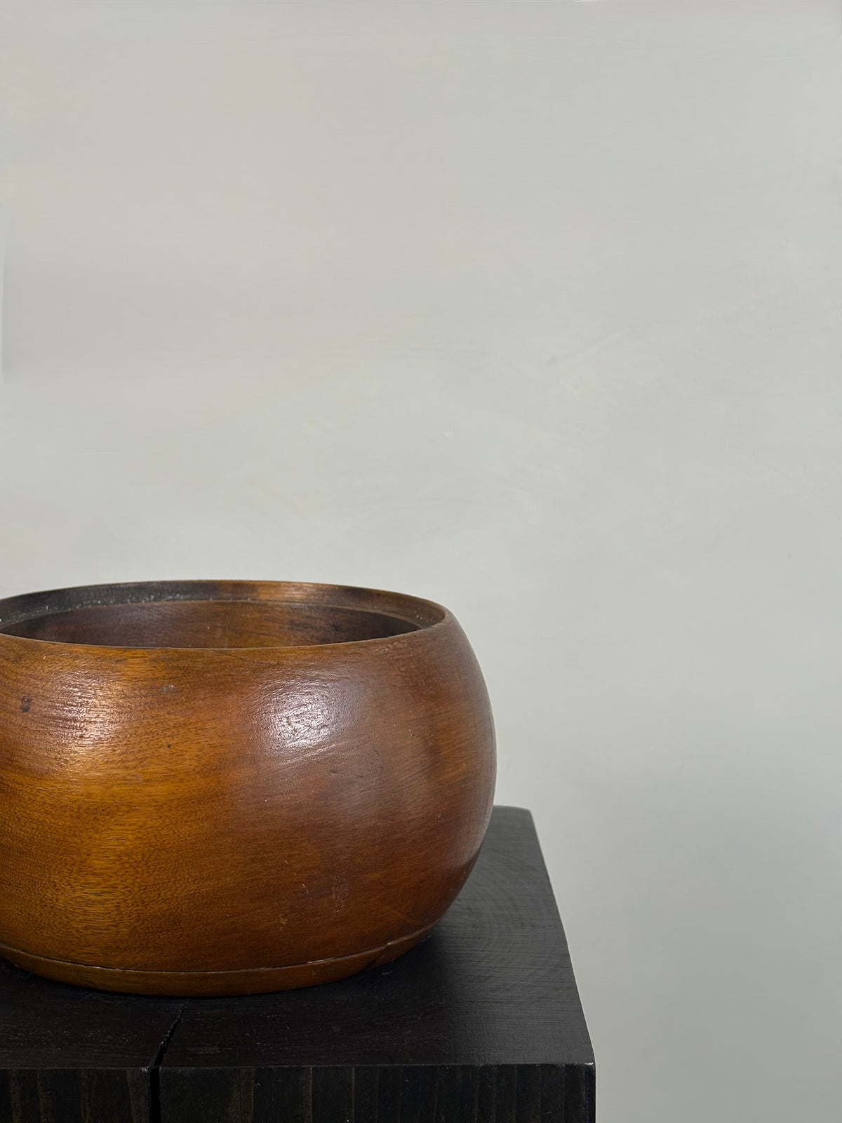 TURNED WOOD BOWL