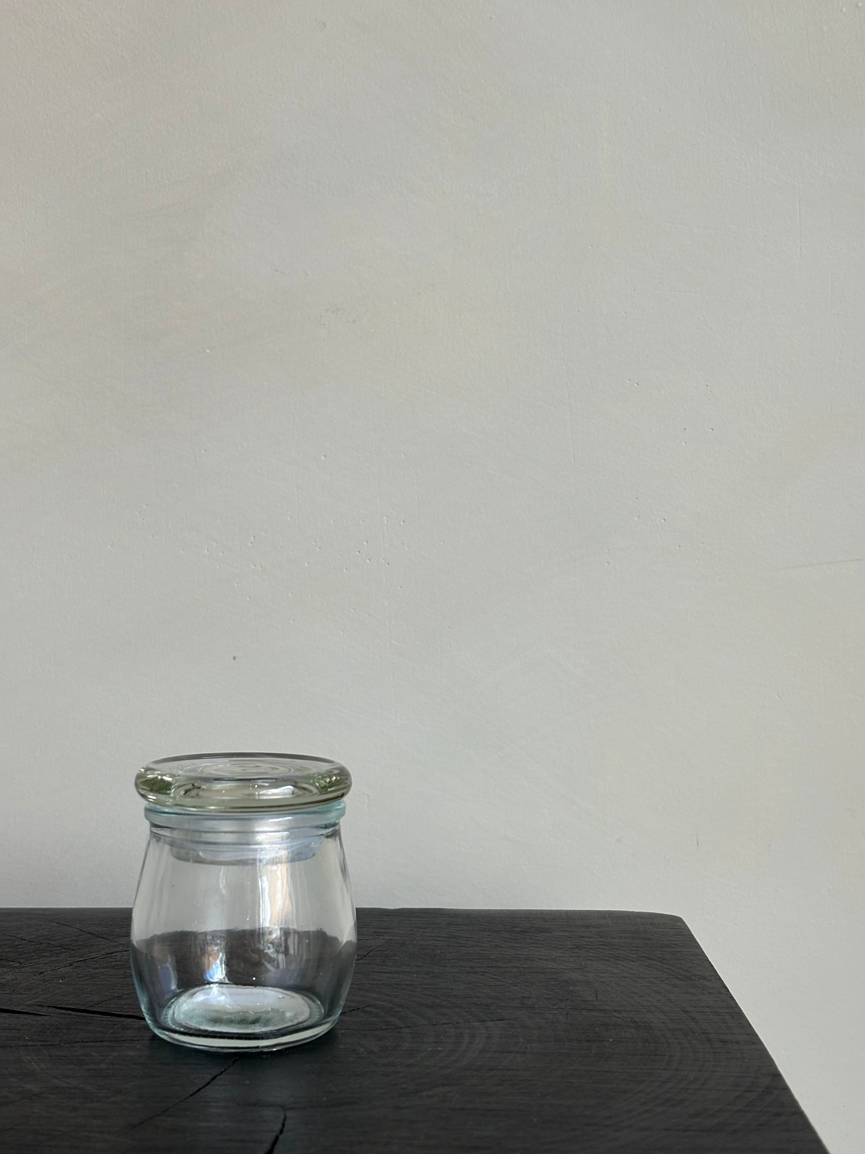 CLEAR SPICE JAR
