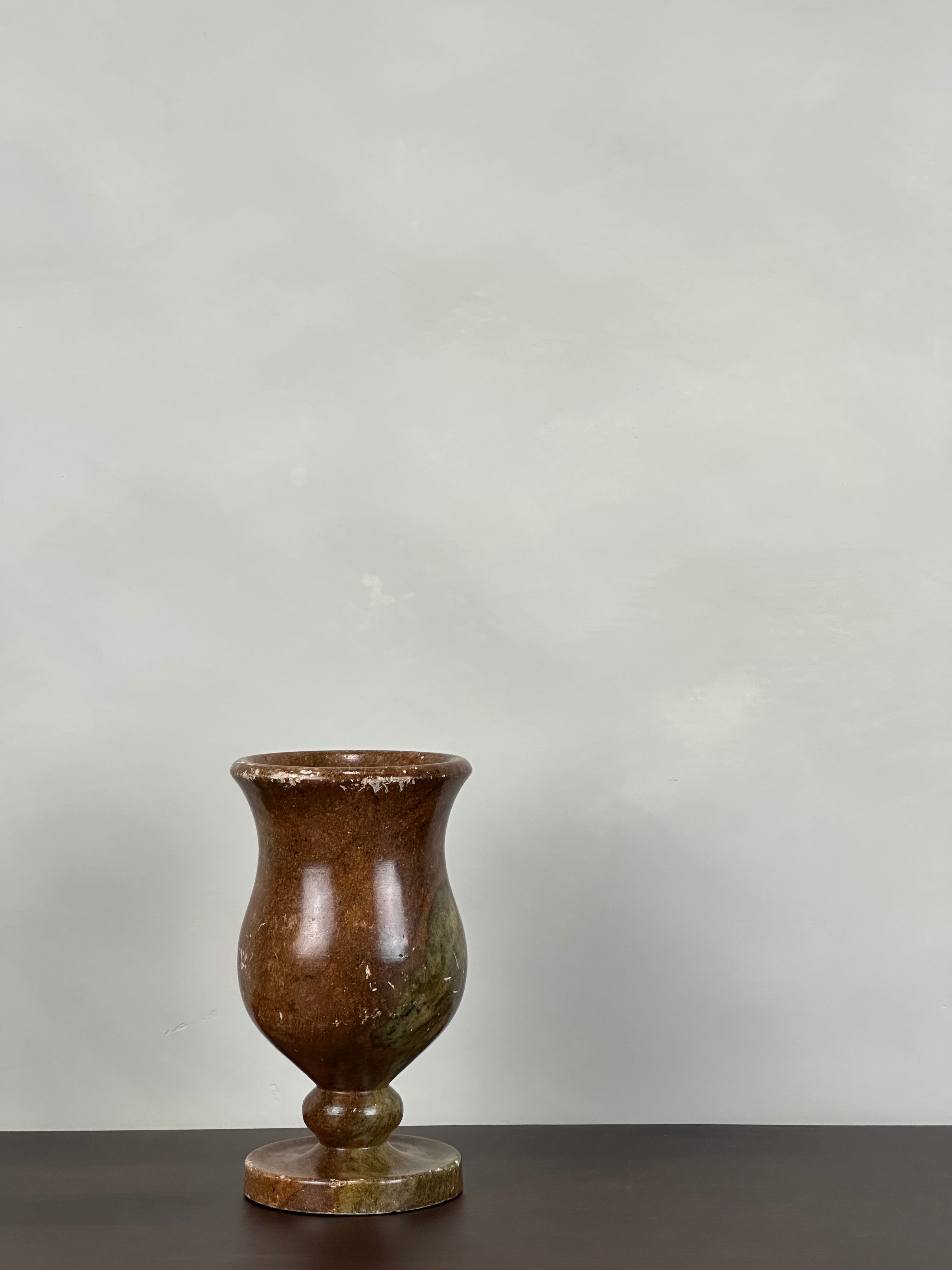 PEDESTAL STONE VASE