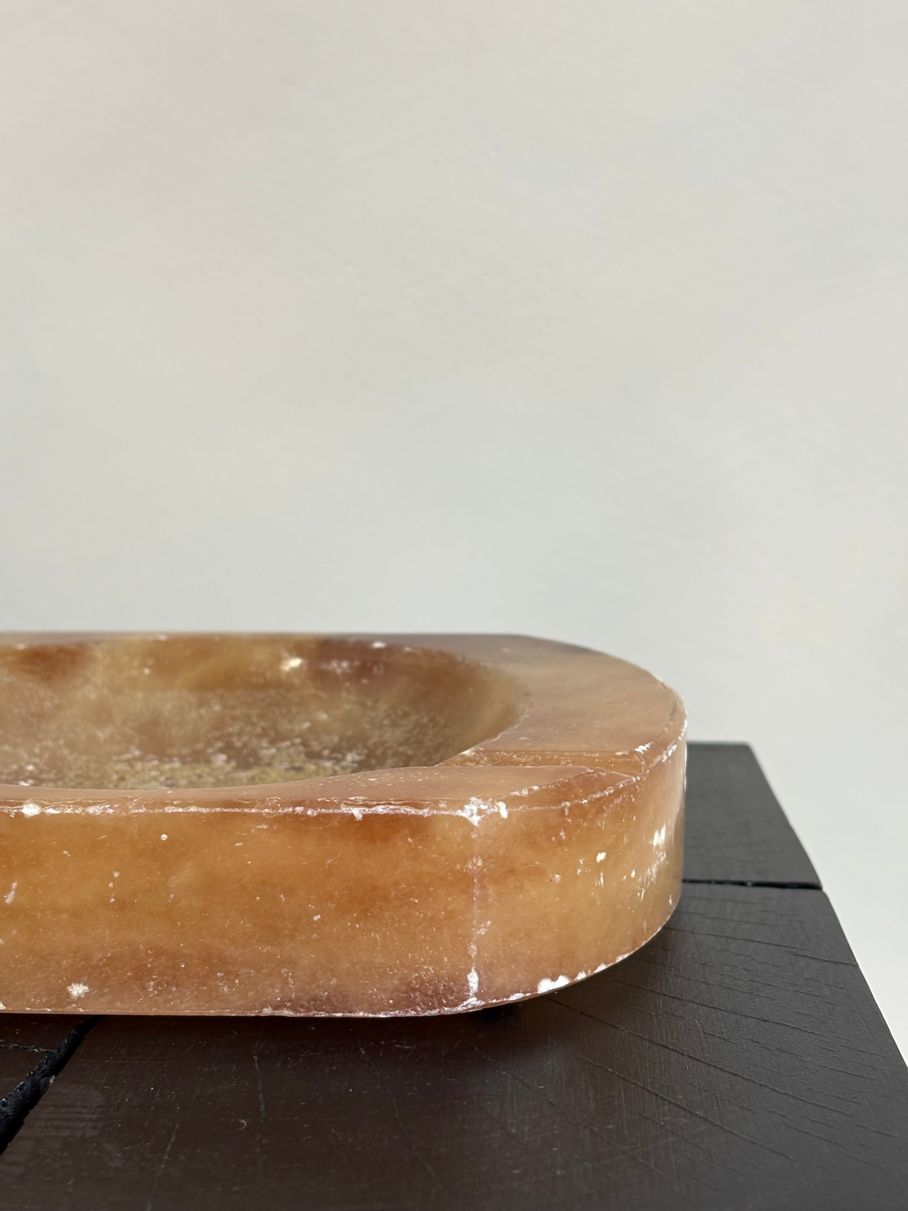 AMBER STONE DISH