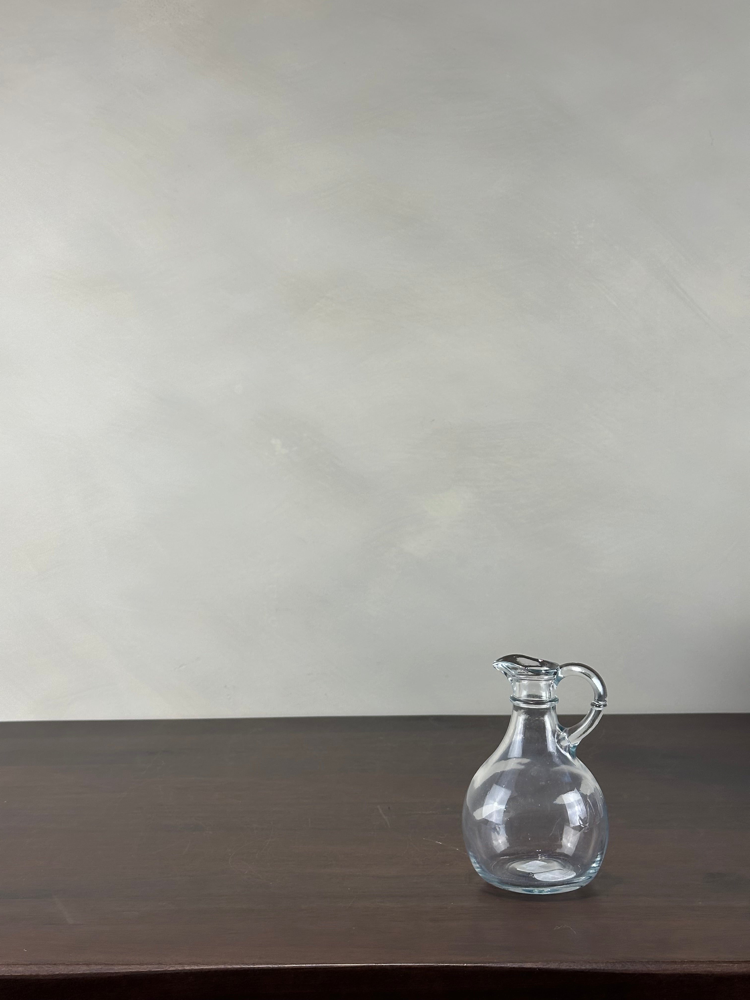 SMALL GLASS OIL CRUET