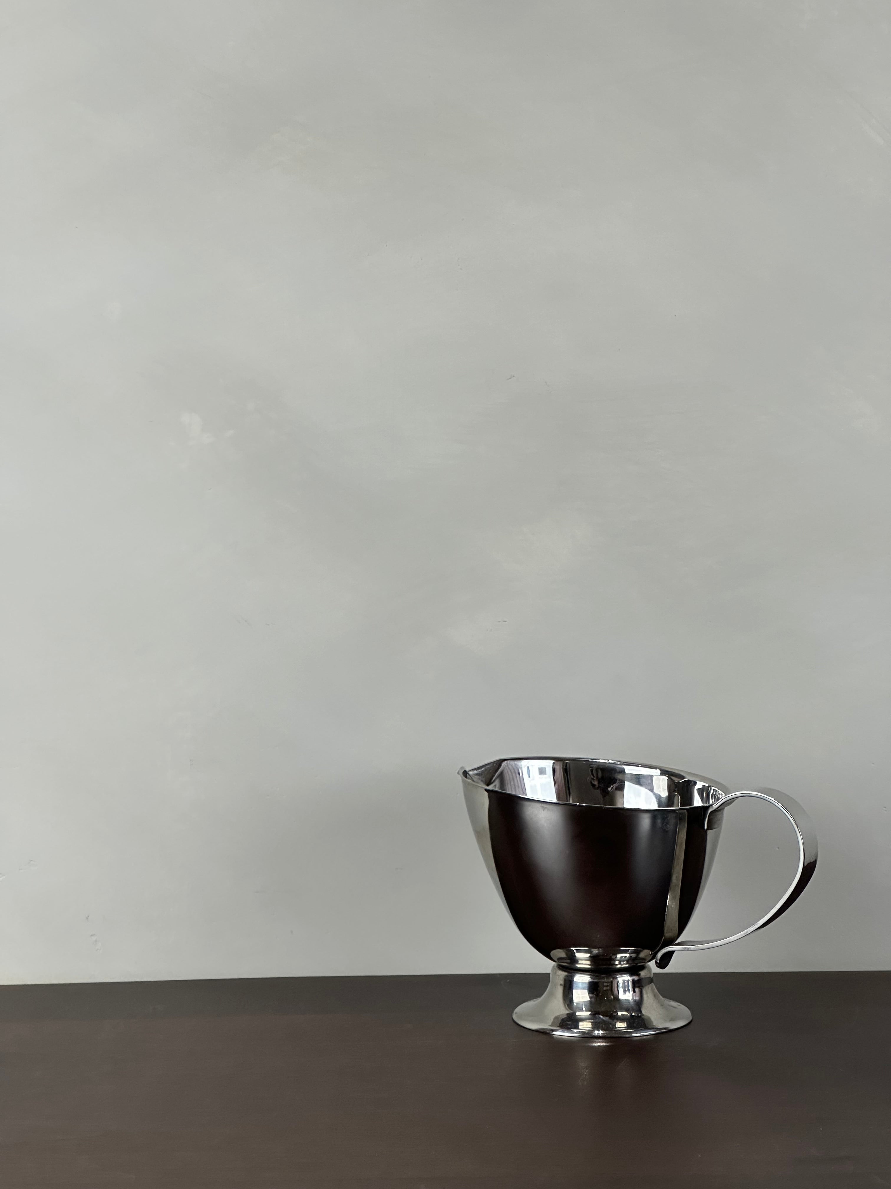 CHROME GRAVY BOAT