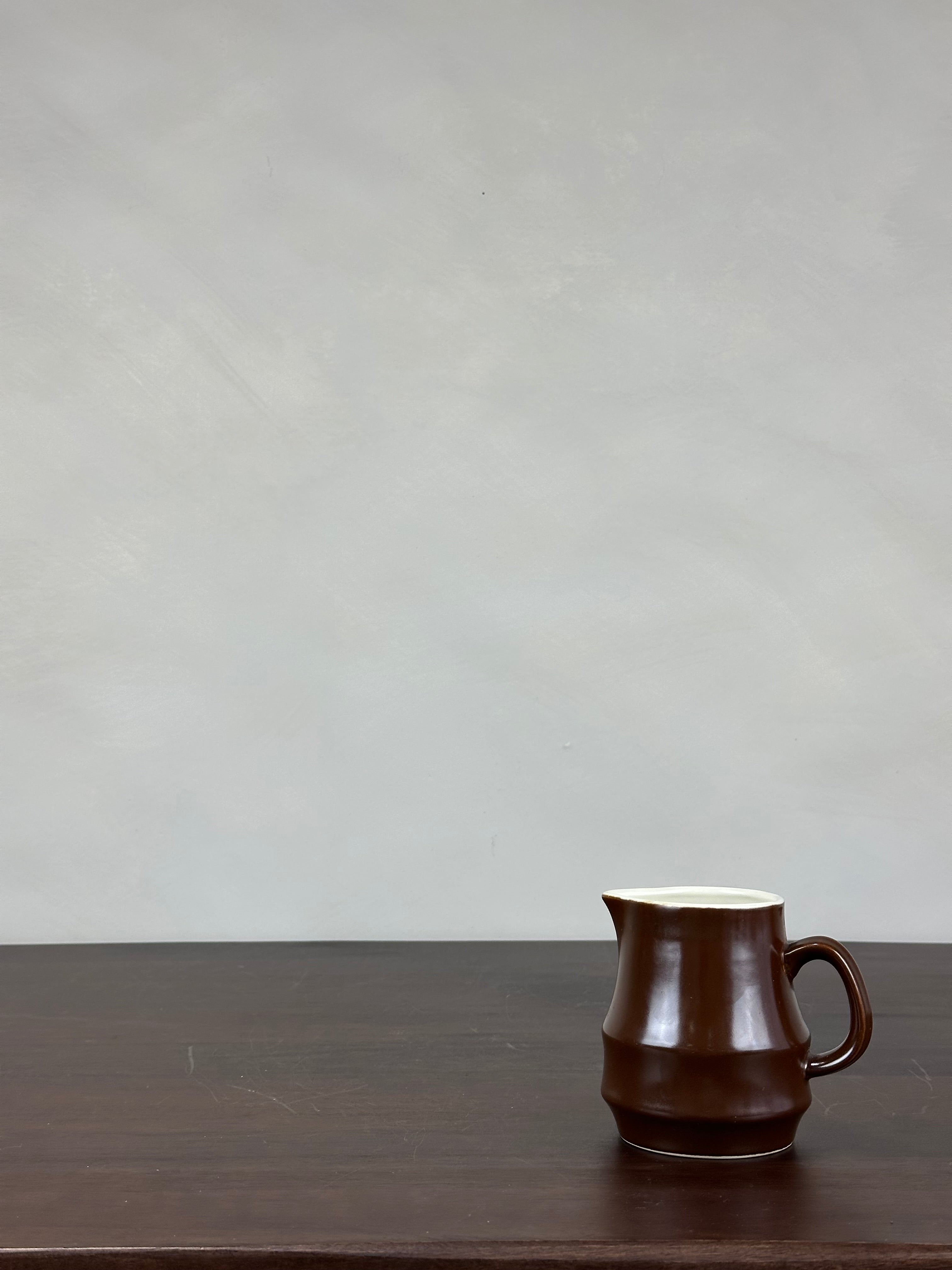 CHOCOLATE BROWN PITCHER
