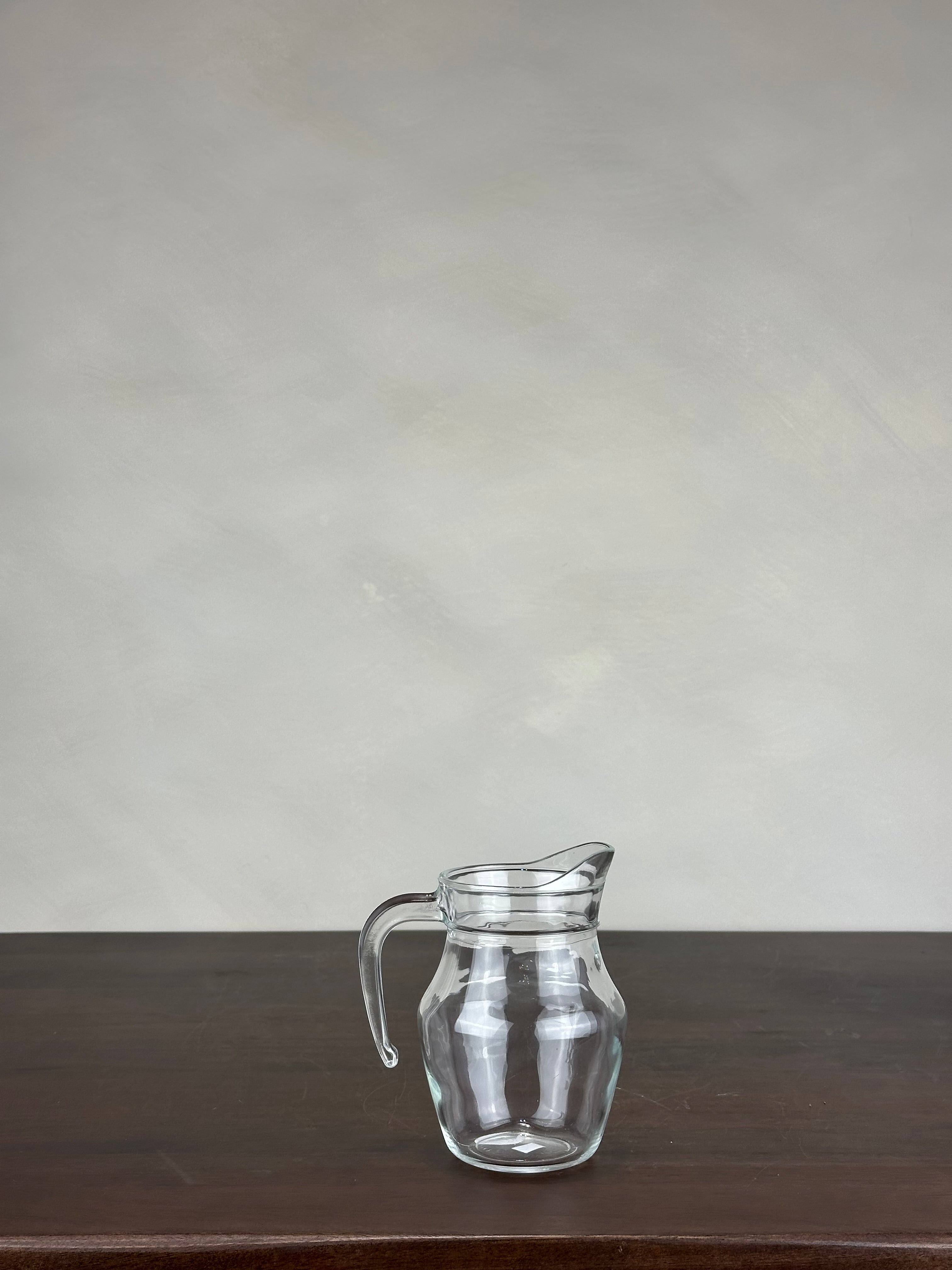 SMALL GLASS PITCHER