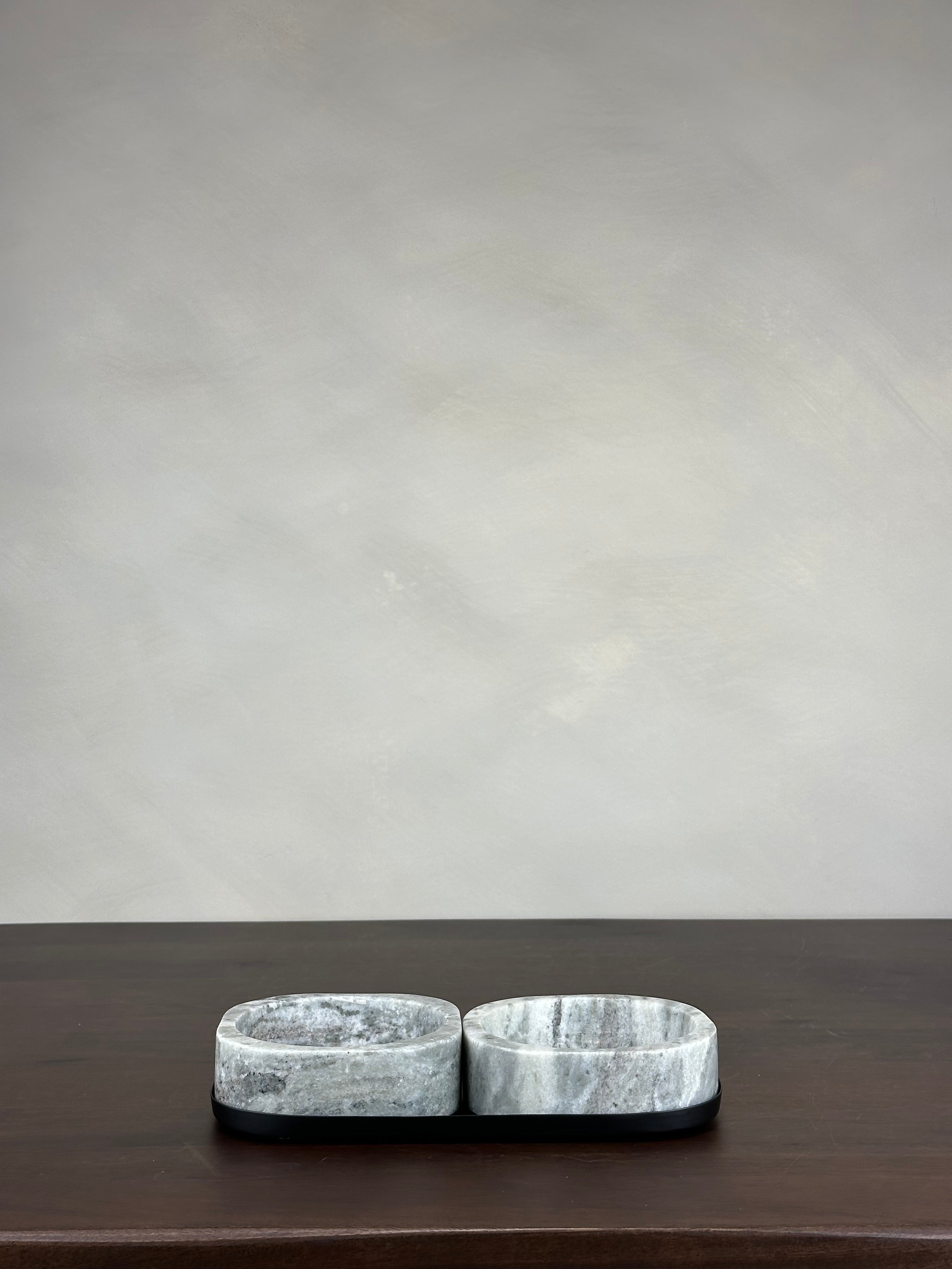 MARBLE SERVING SET