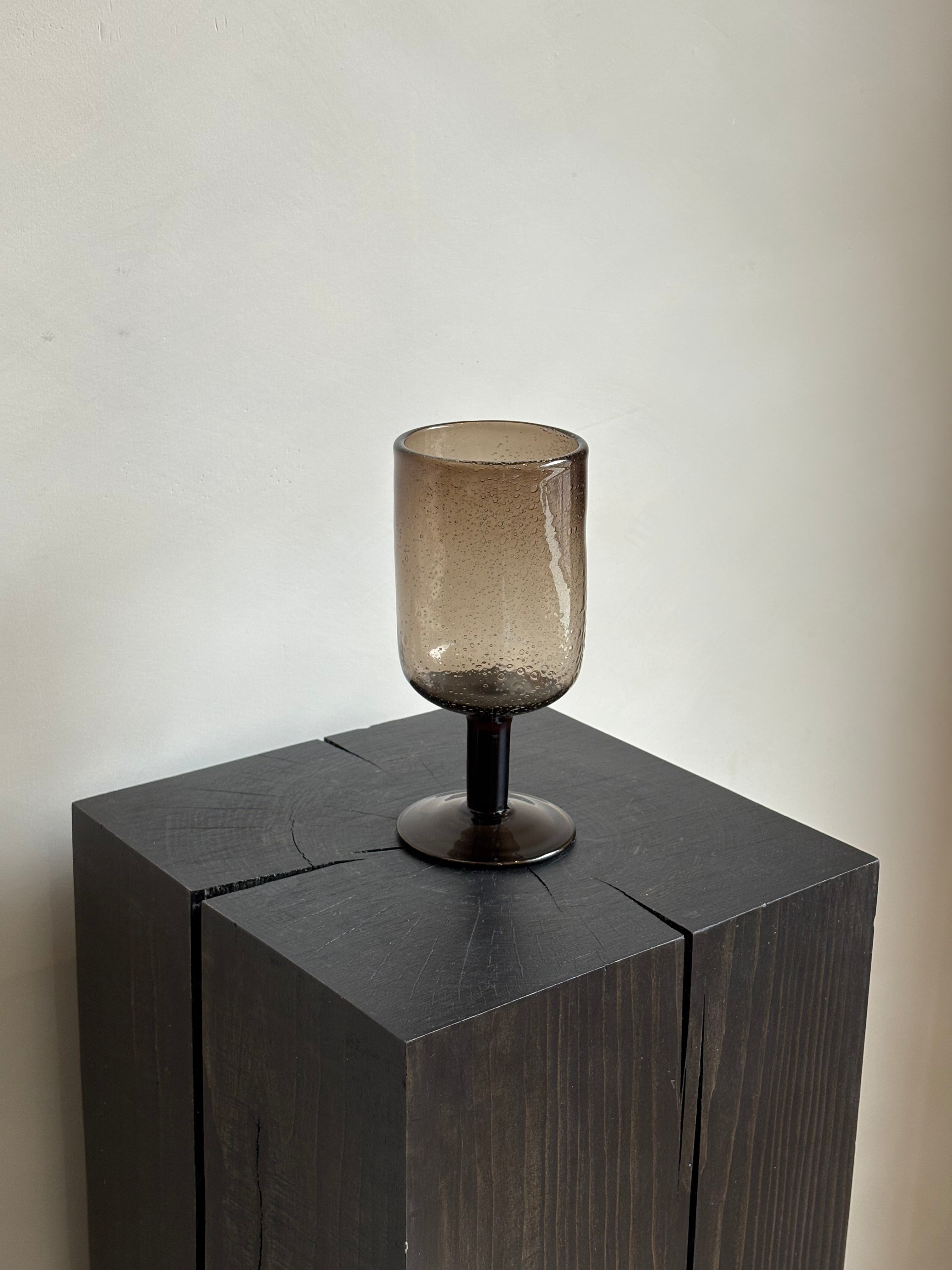 BUBBLED WINE GLASS | LARGE