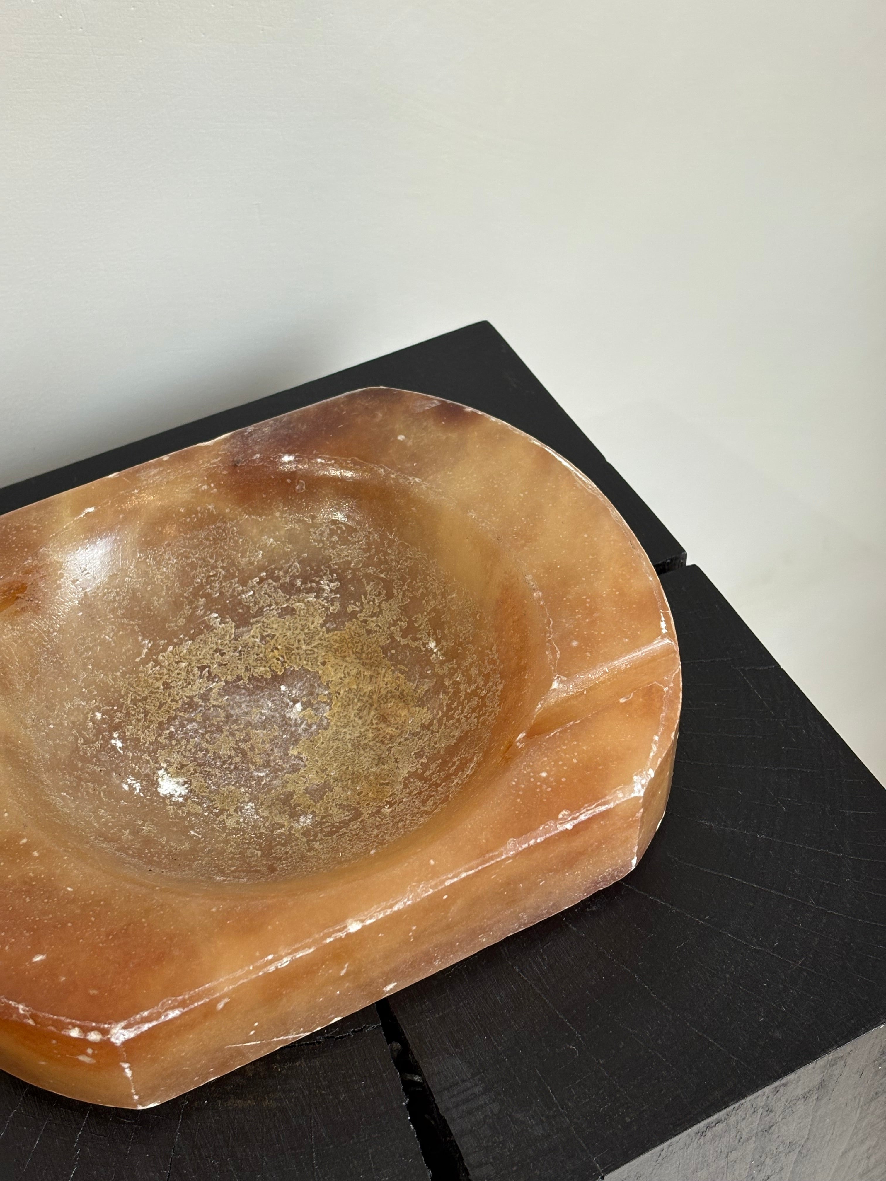 AMBER STONE DISH