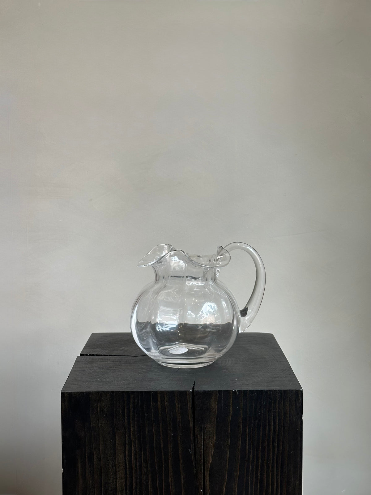GLASS PITCHER