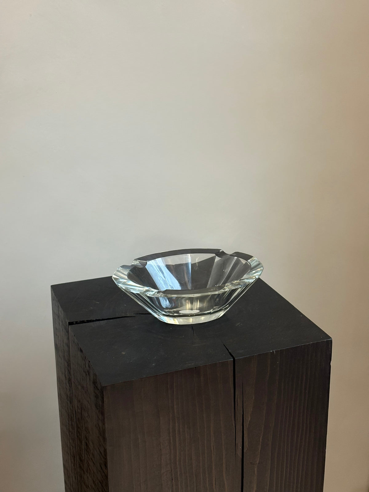 HEAVY CRYSTAL BOWL