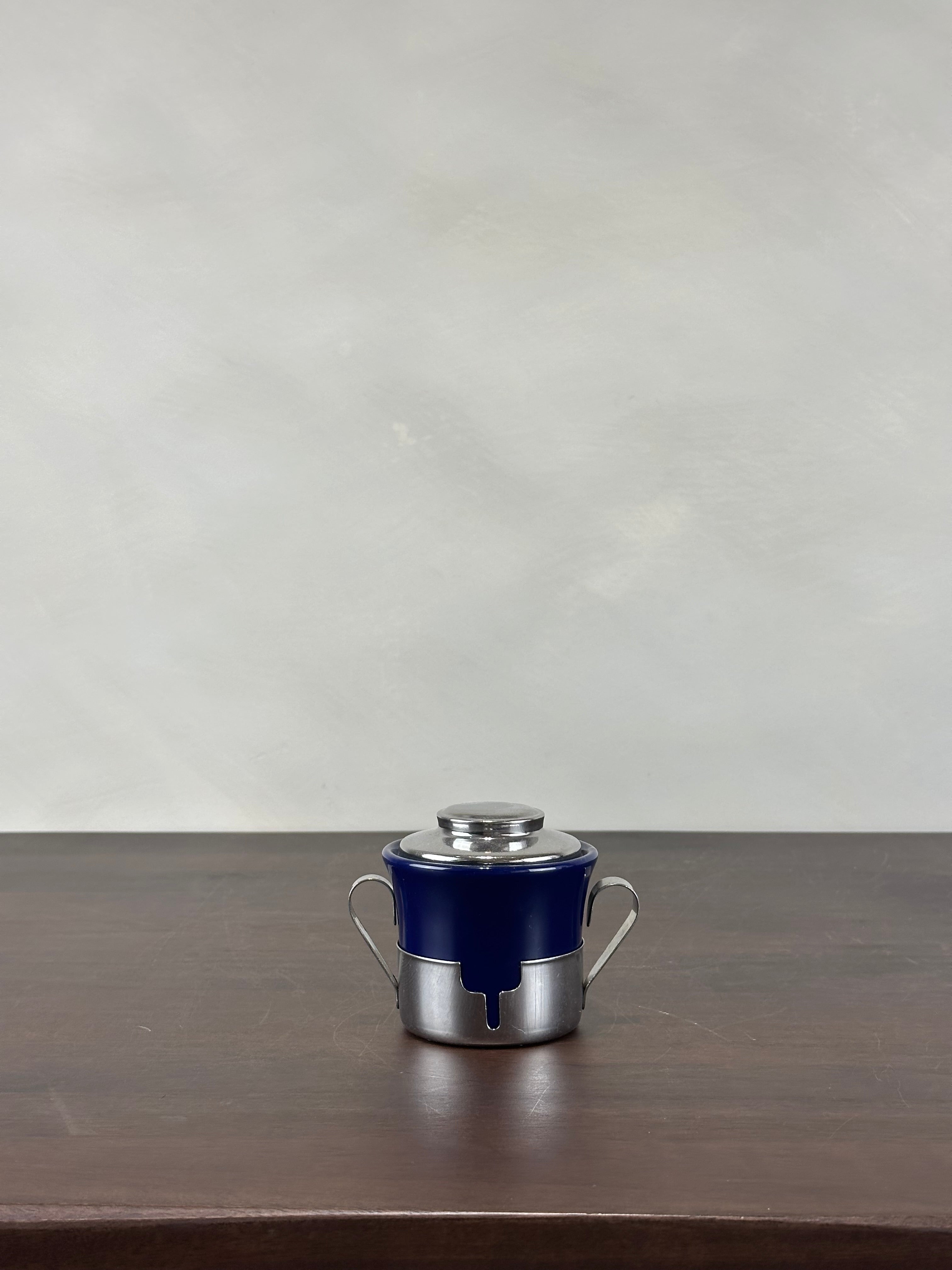 BLUE SUGAR DISH