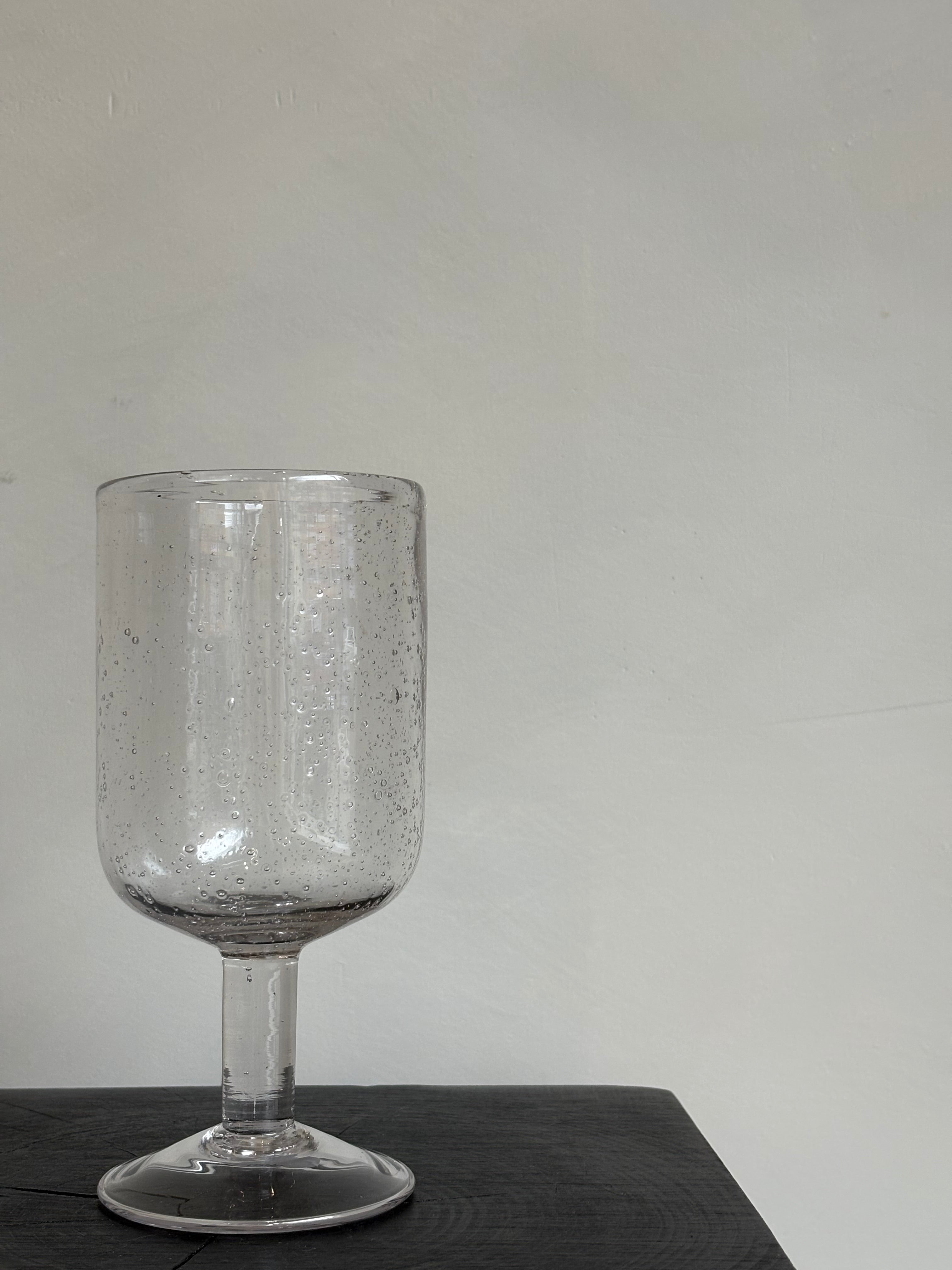 BUBBLED WINE GLASS | LARGE