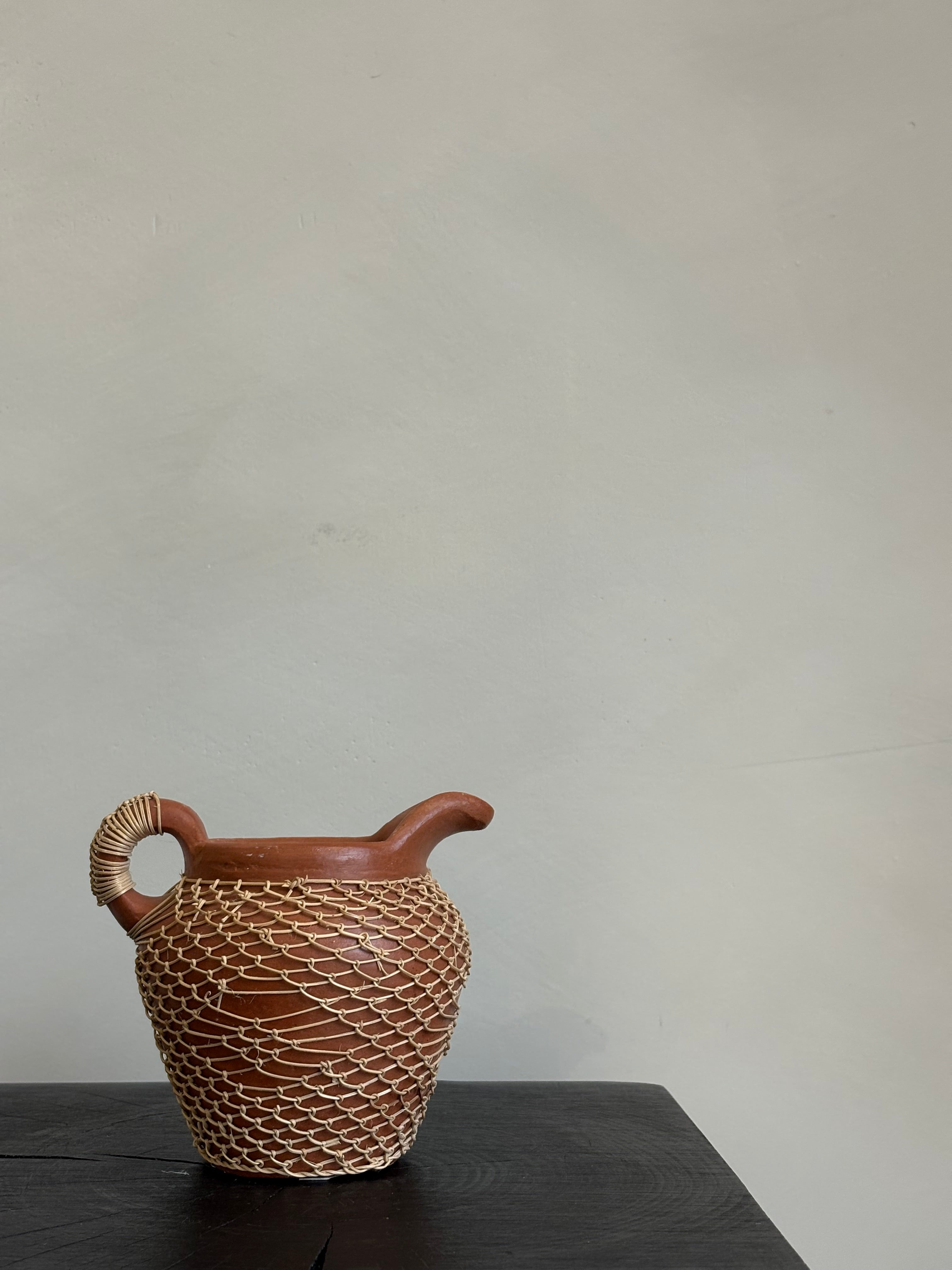 TERRACOTTA WRAPPED PITCHER