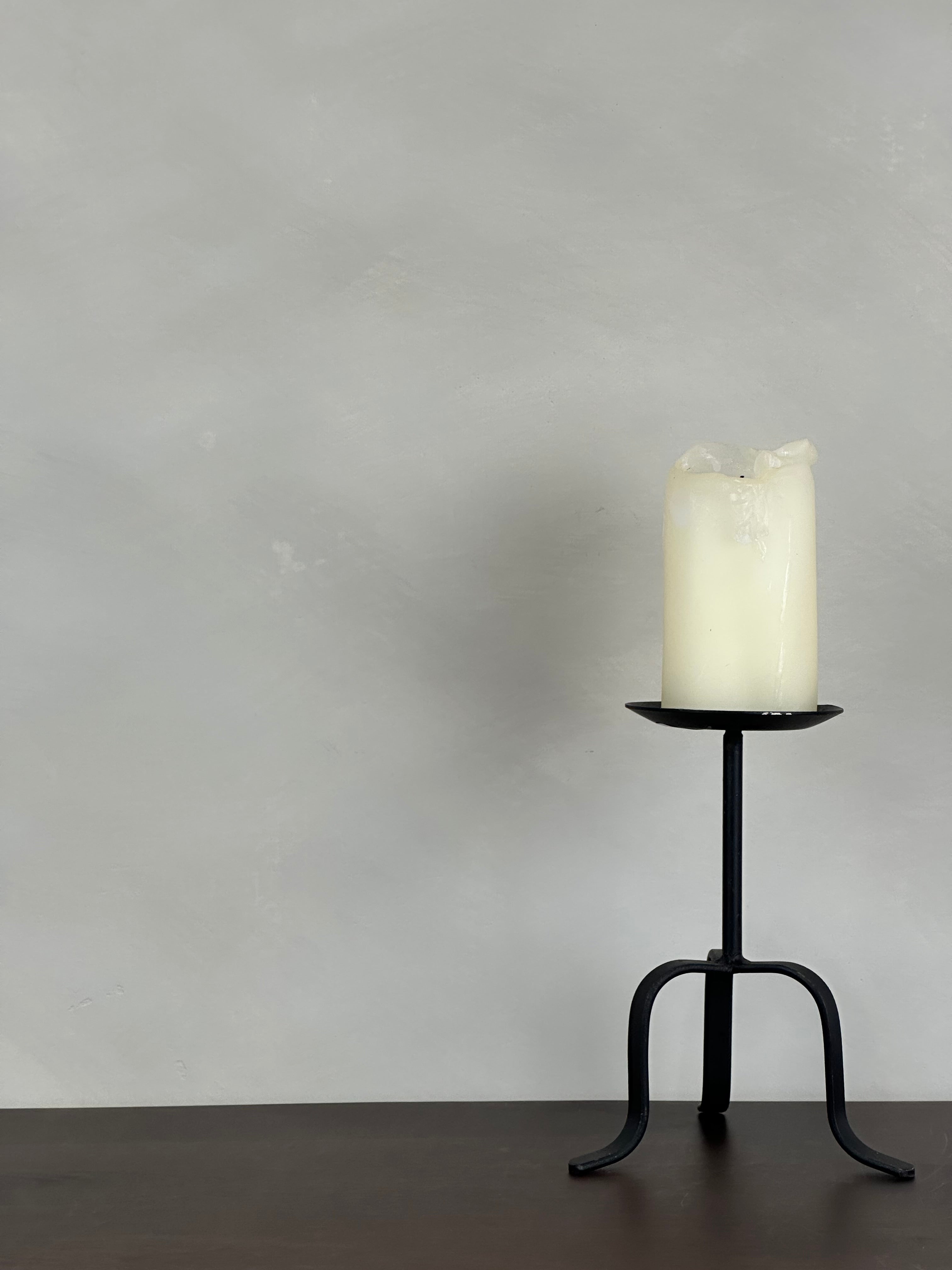 TALL METAL CANDLE HOLDER - SMALL