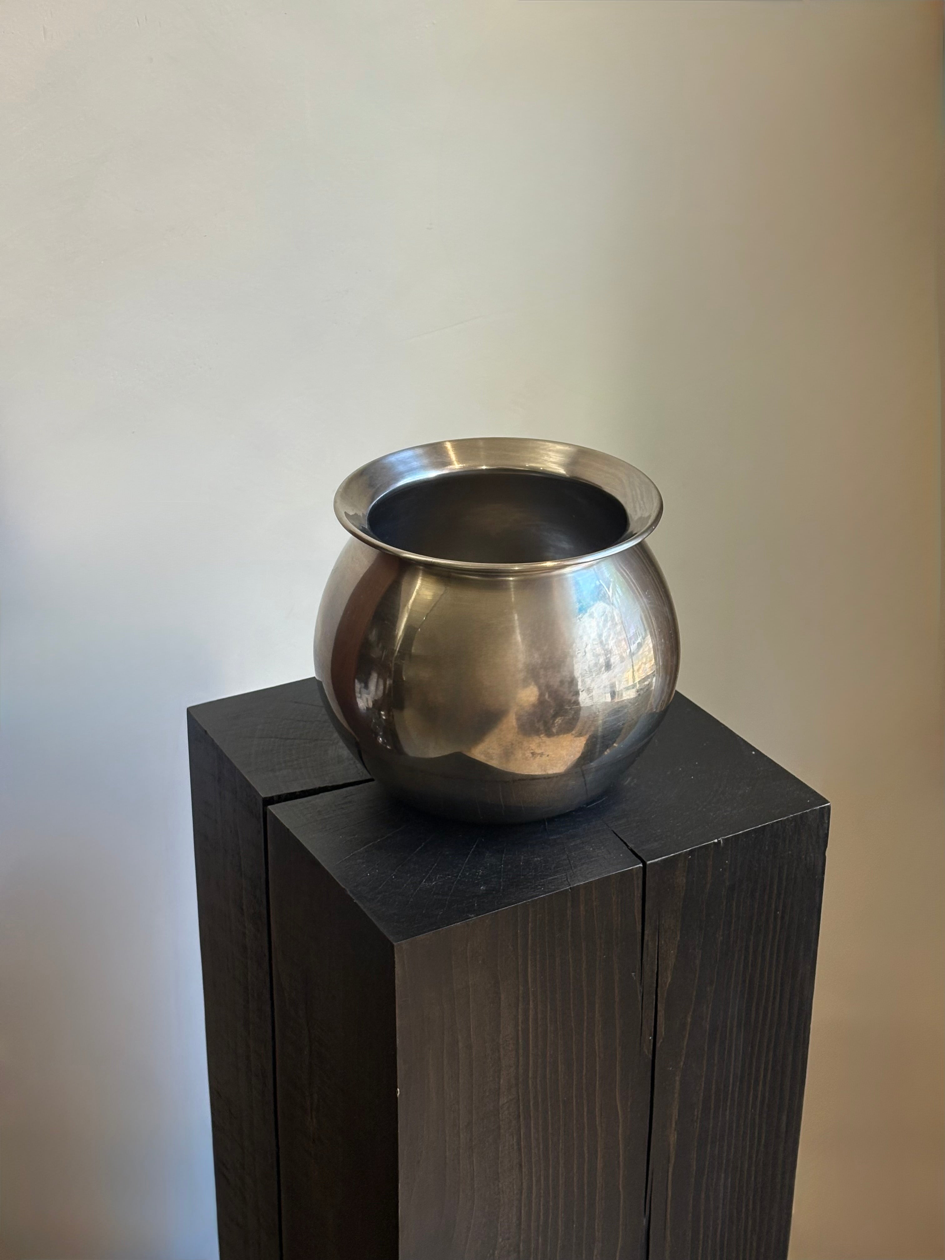 CHROME BUBBLE VASE