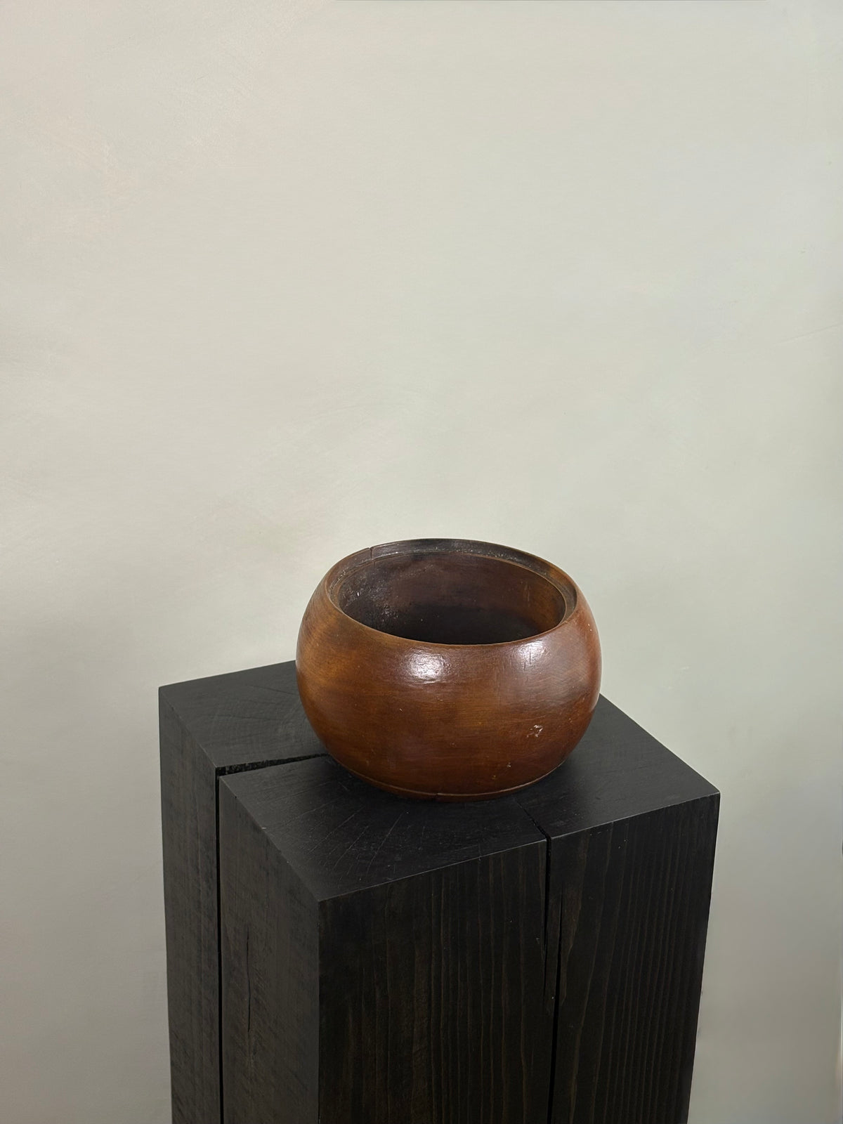 TURNED WOOD BOWL