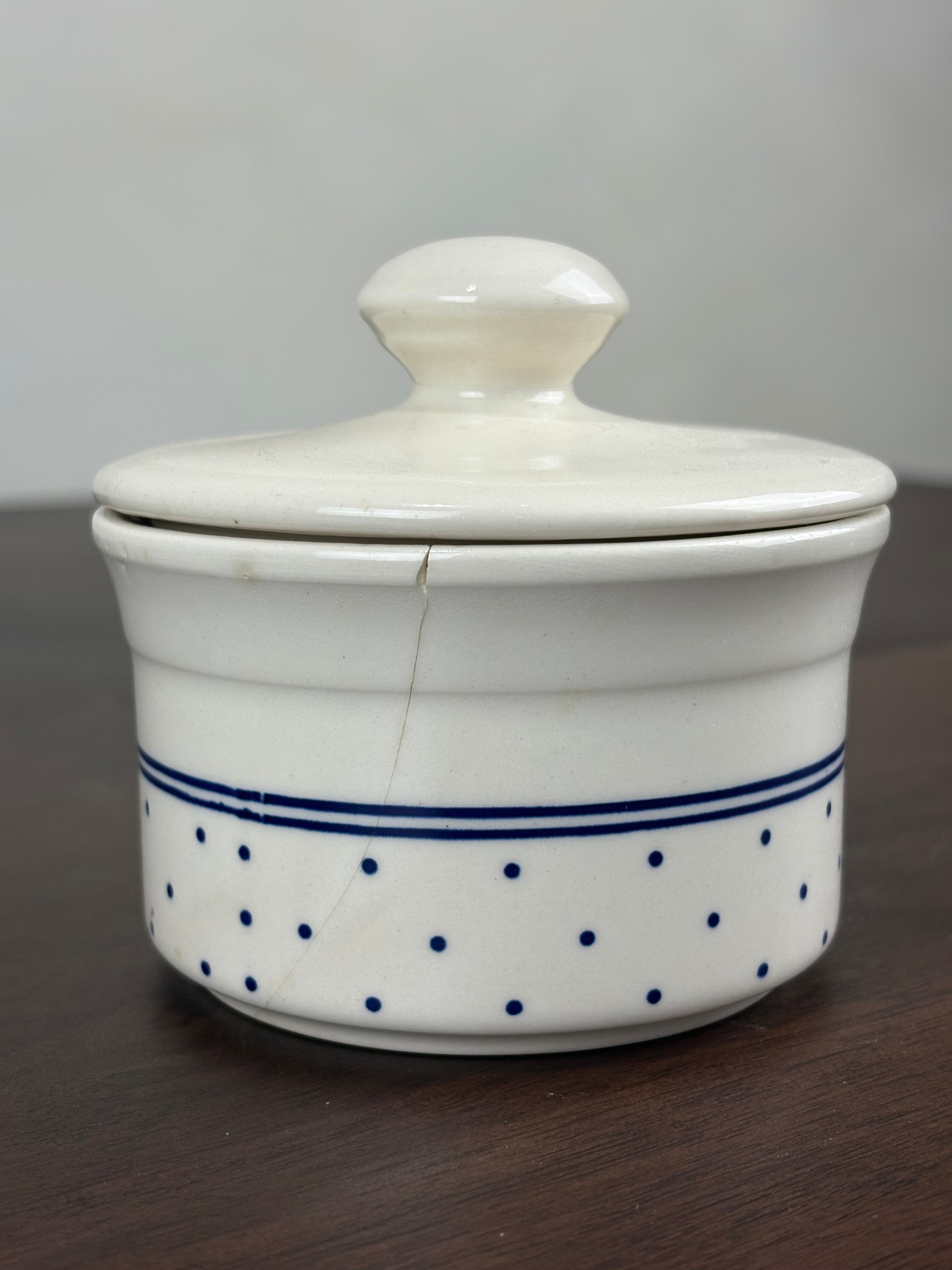 POKA-DOT SUGAR DISH