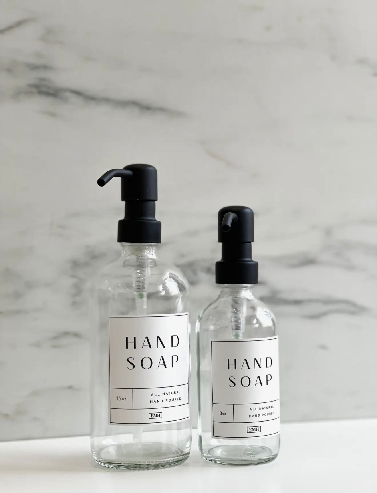 HAND SOAP GLASS DISPENSER