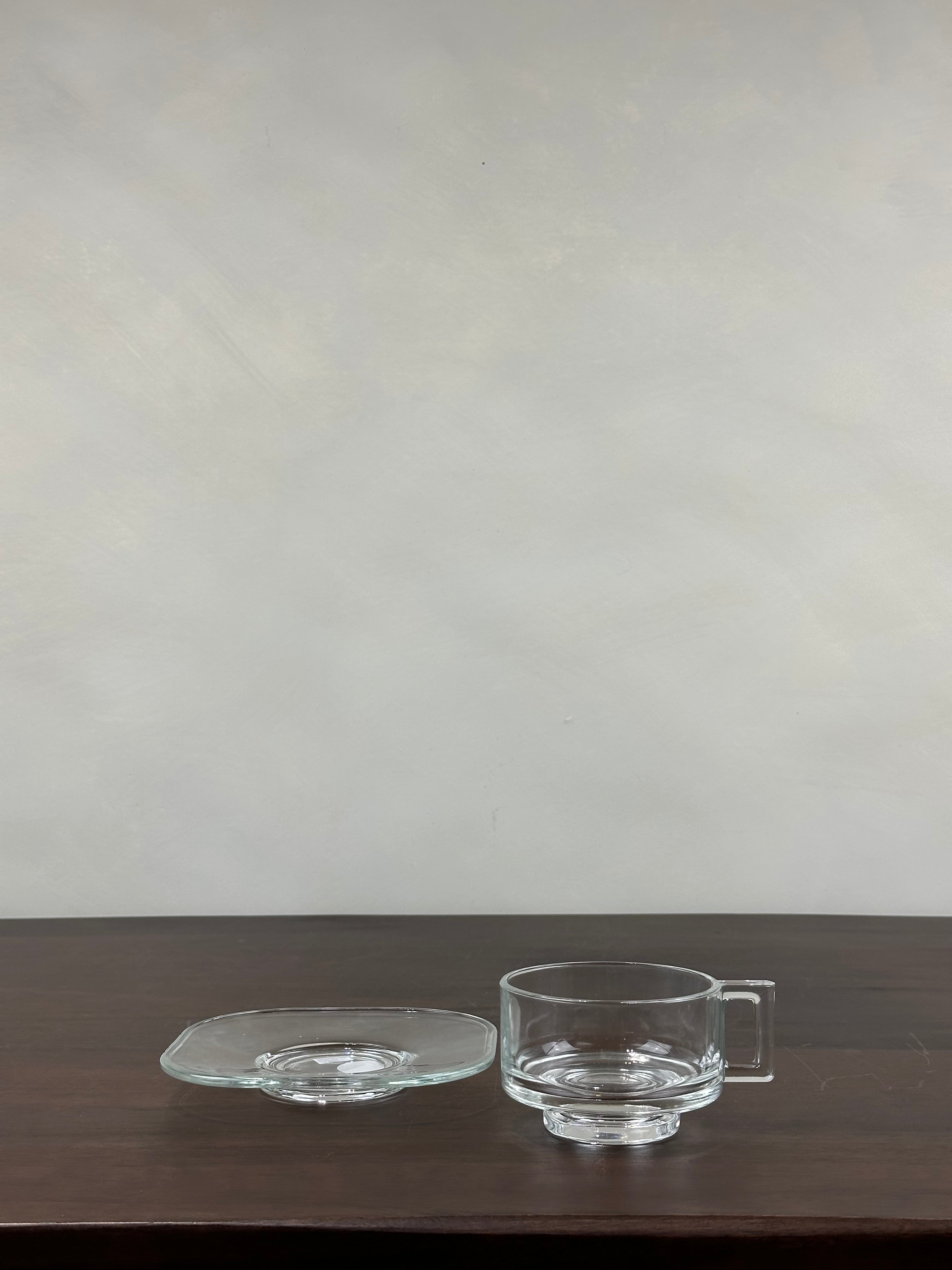 GLASS TEA CUP SET