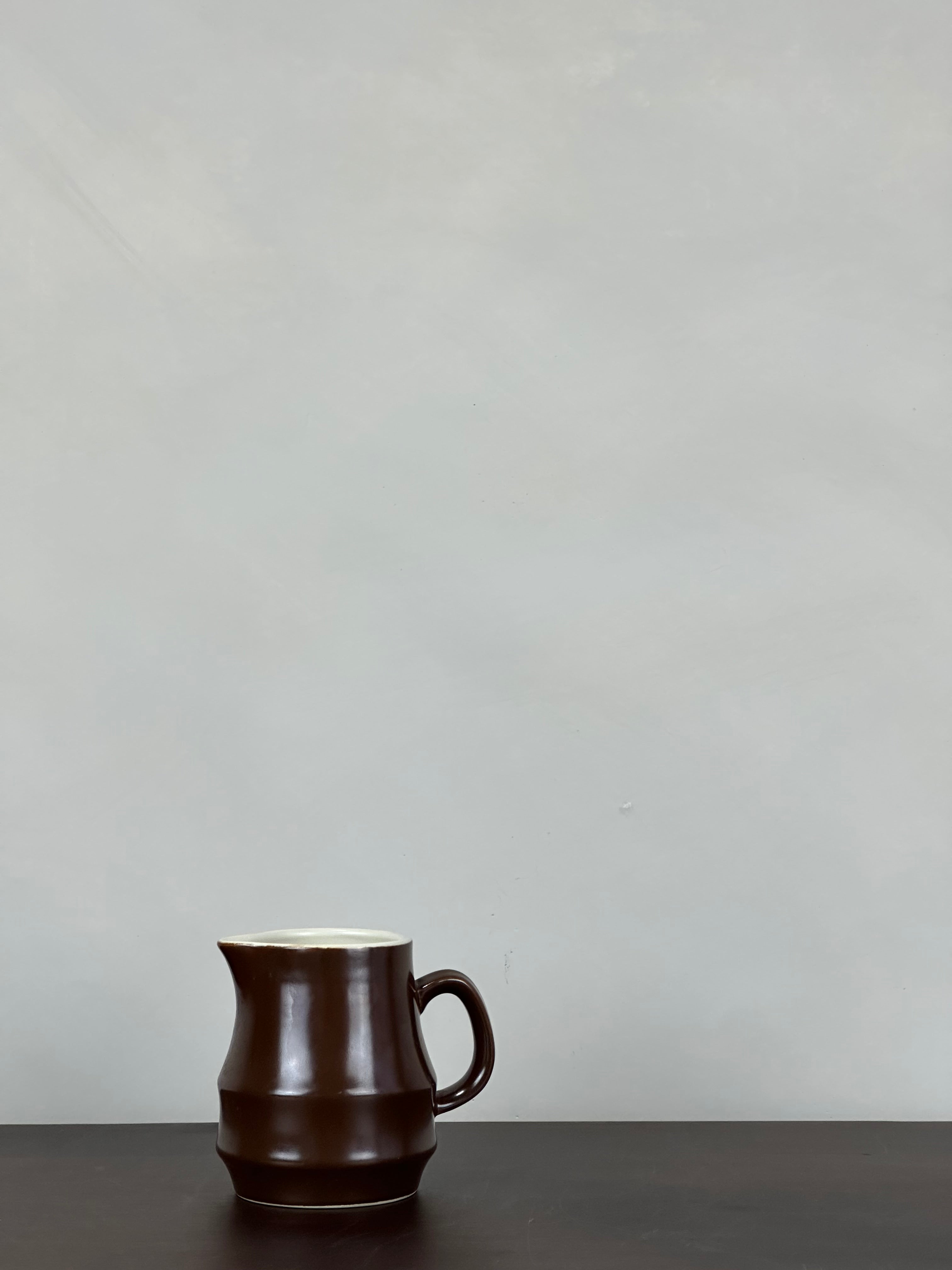 CHOCOLATE BROWN PITCHER