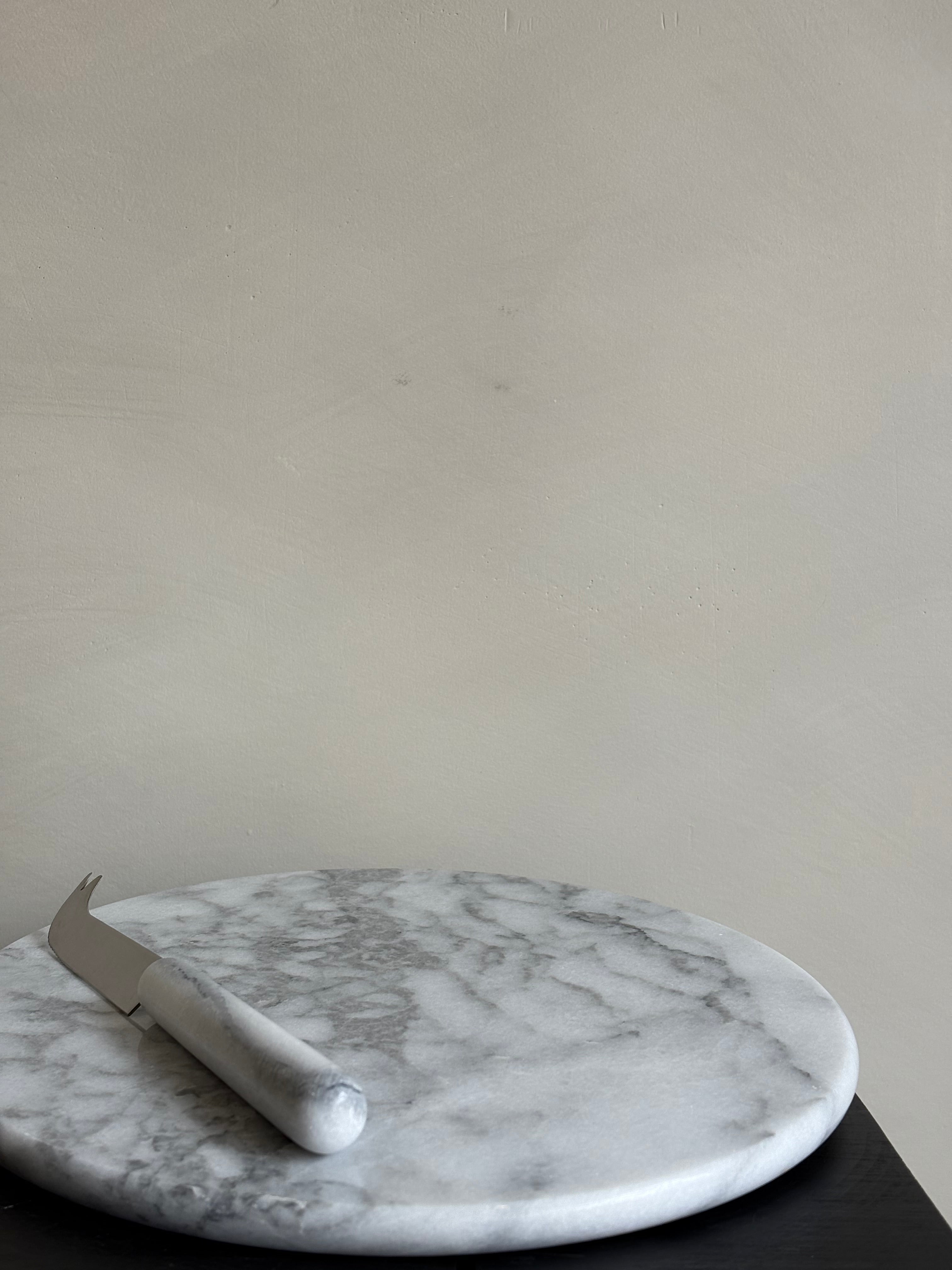 MARBLE CHEESE BOARD WHITE