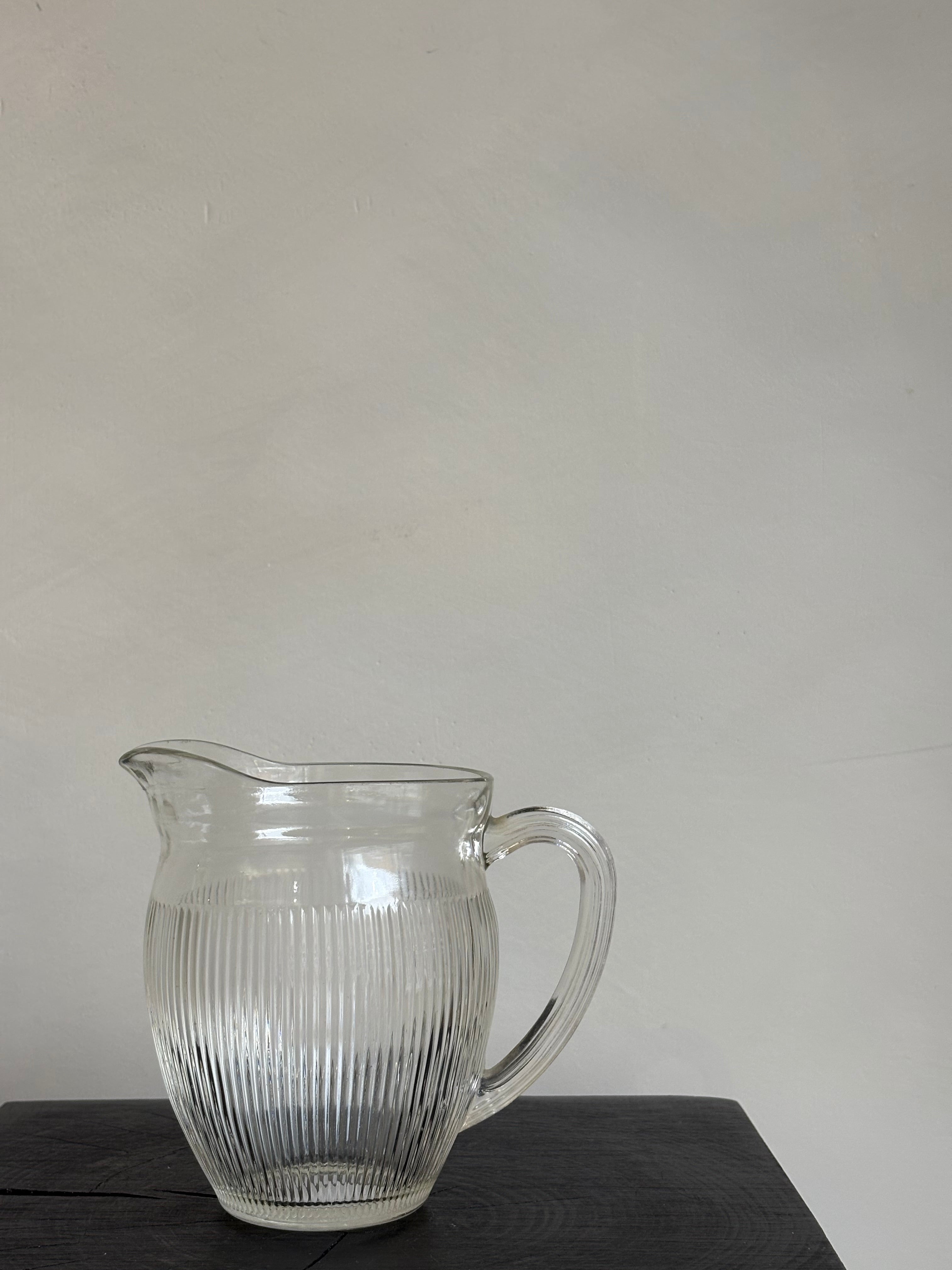 GLASS PITCHER