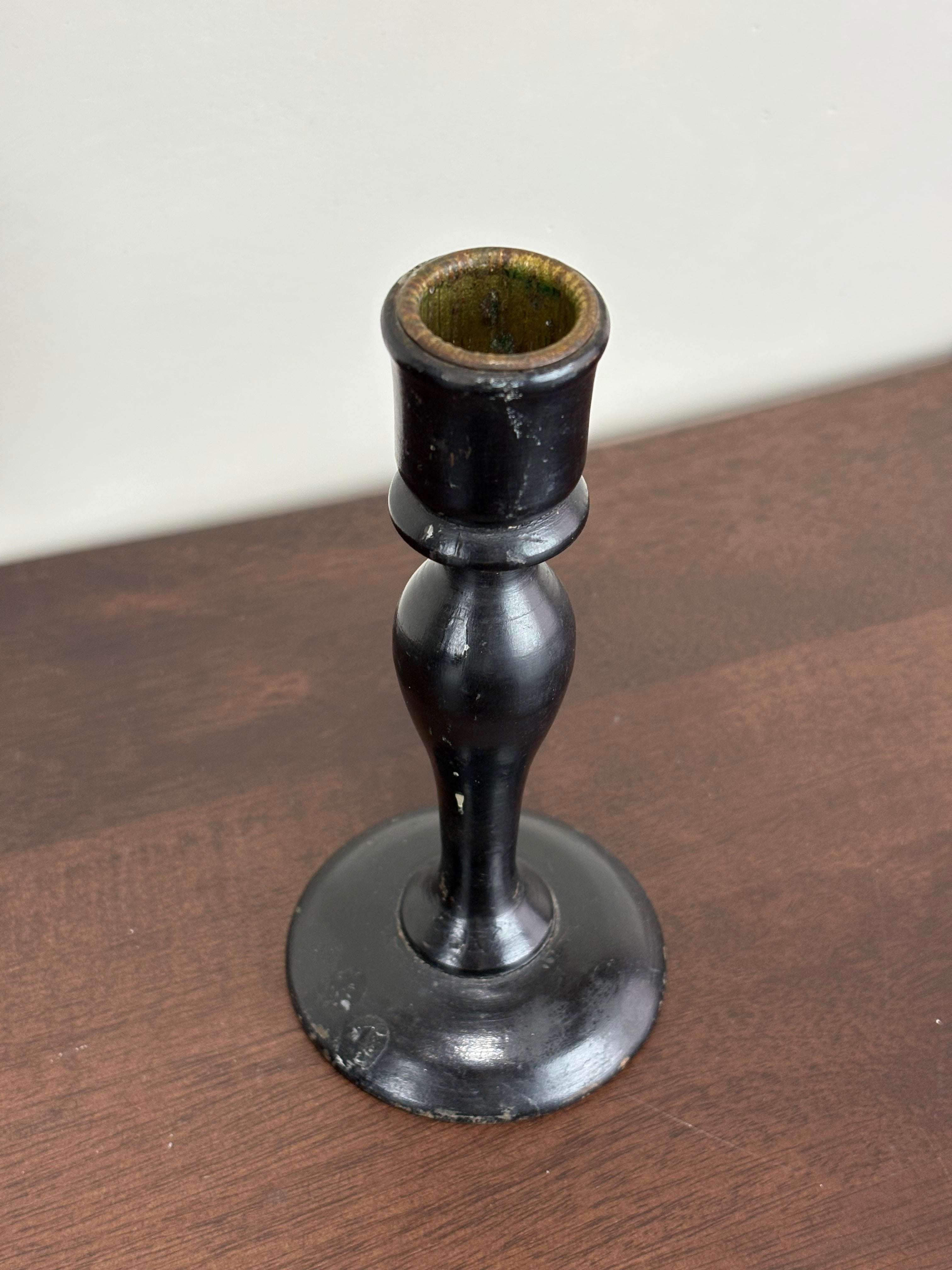 WOODEN CANDLE HOLDER