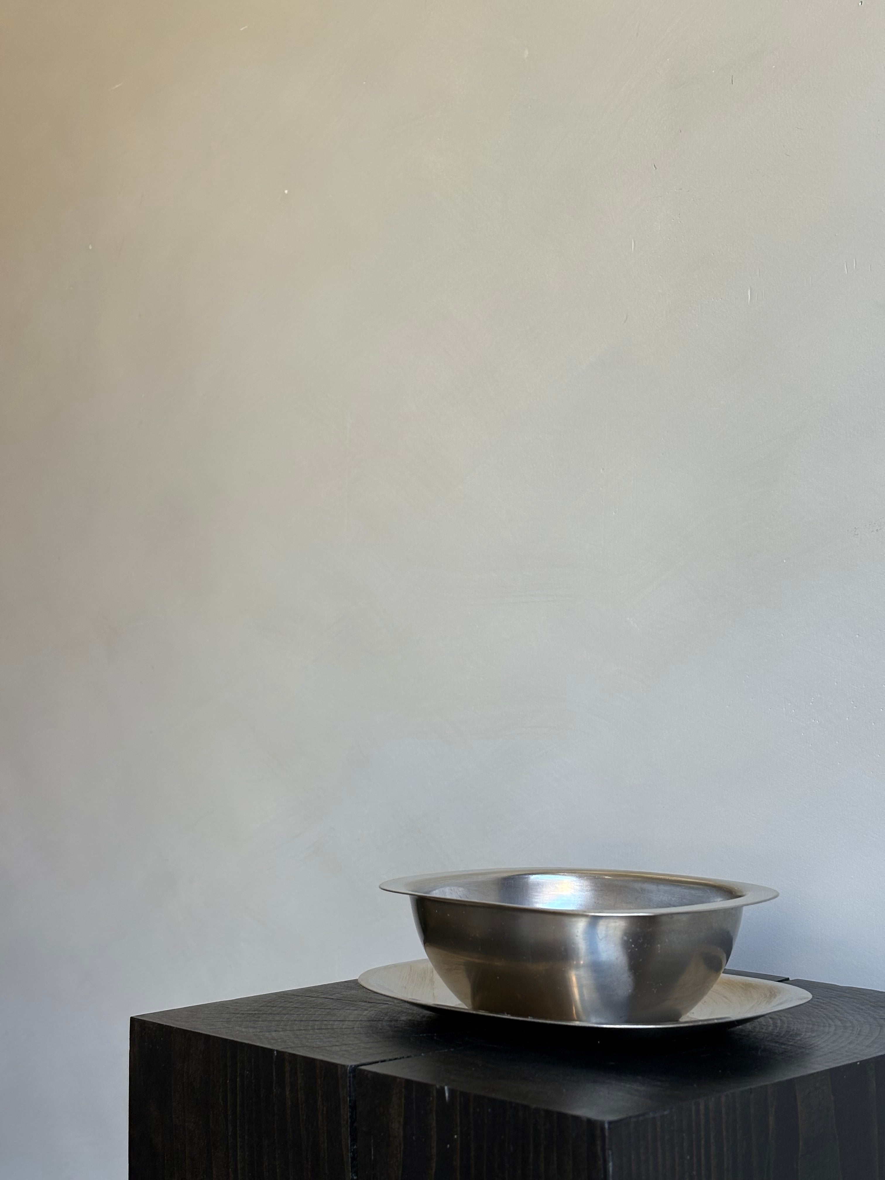 SMALL CHROME SERVING DISH