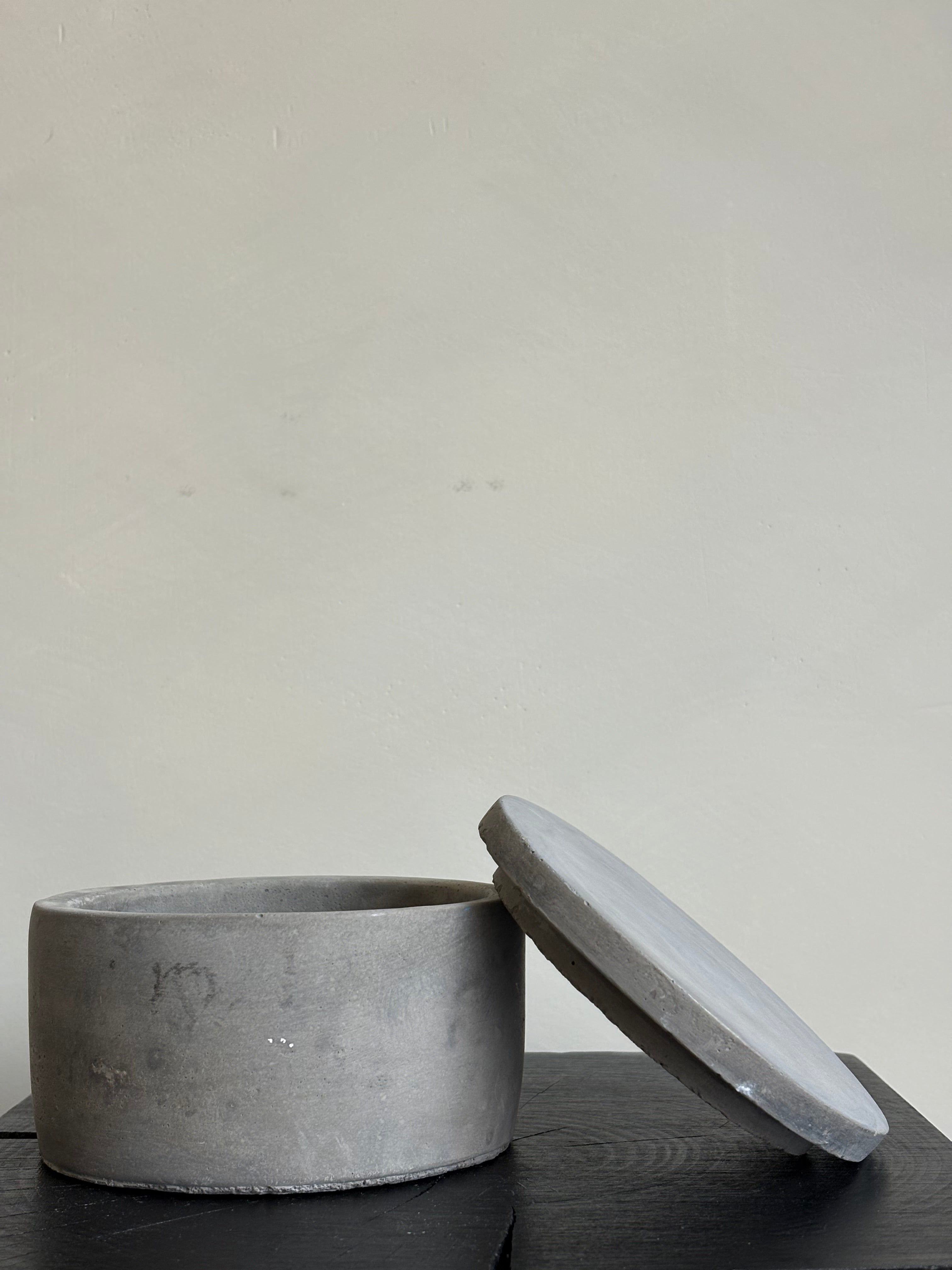 GREY STONE CANISTER