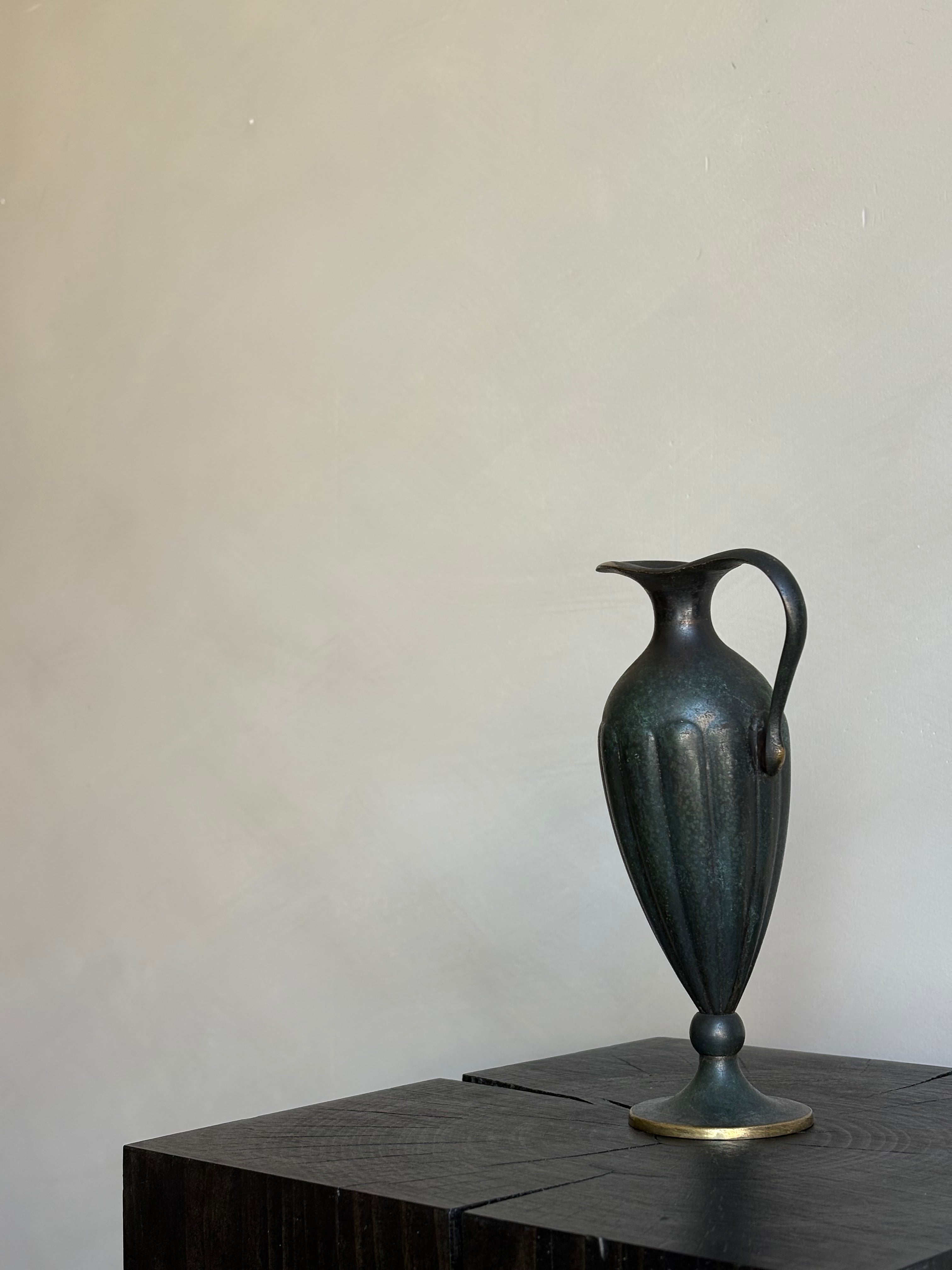 BLACK DECORATIVE PITCHER