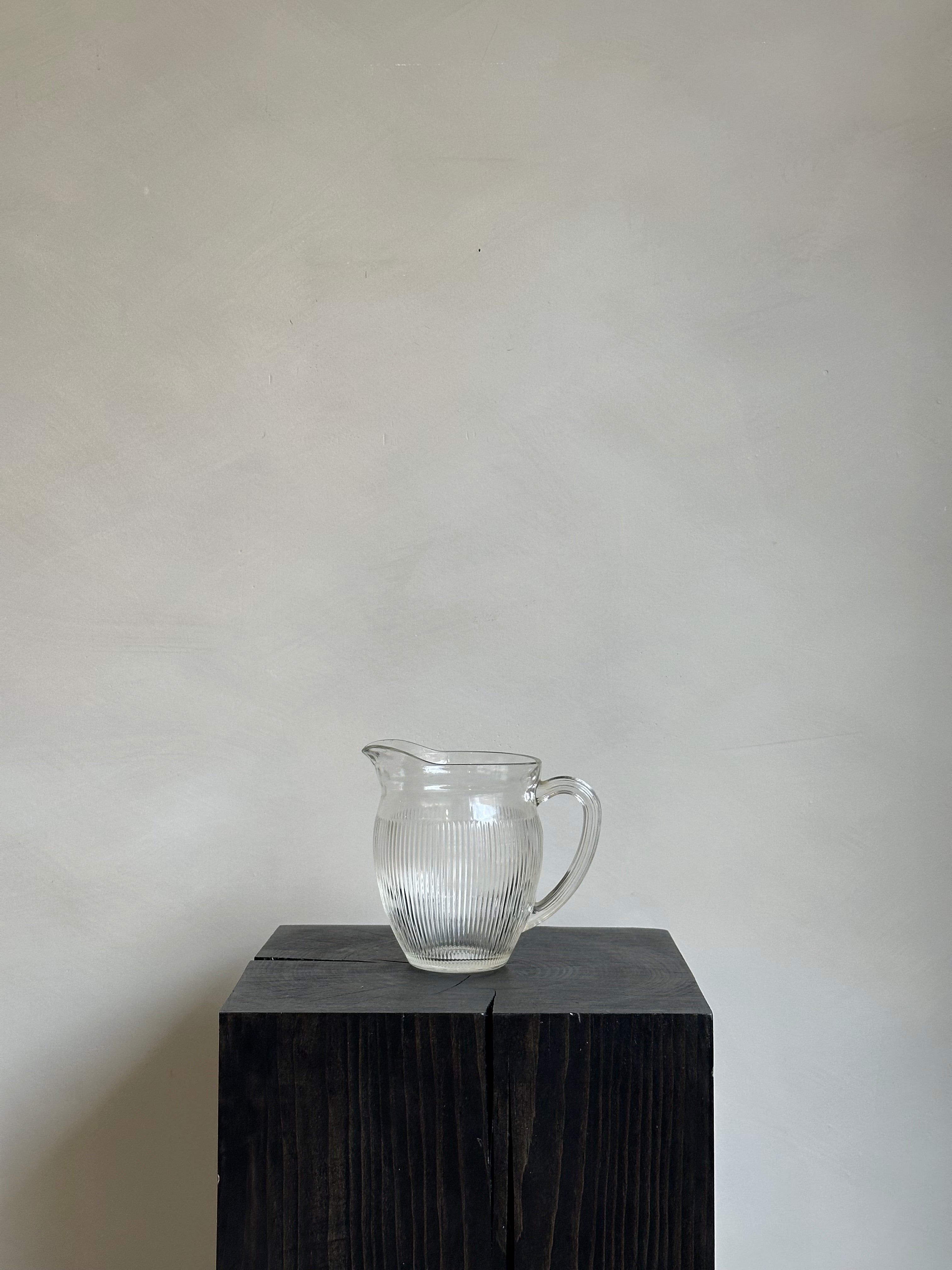 GLASS PITCHER