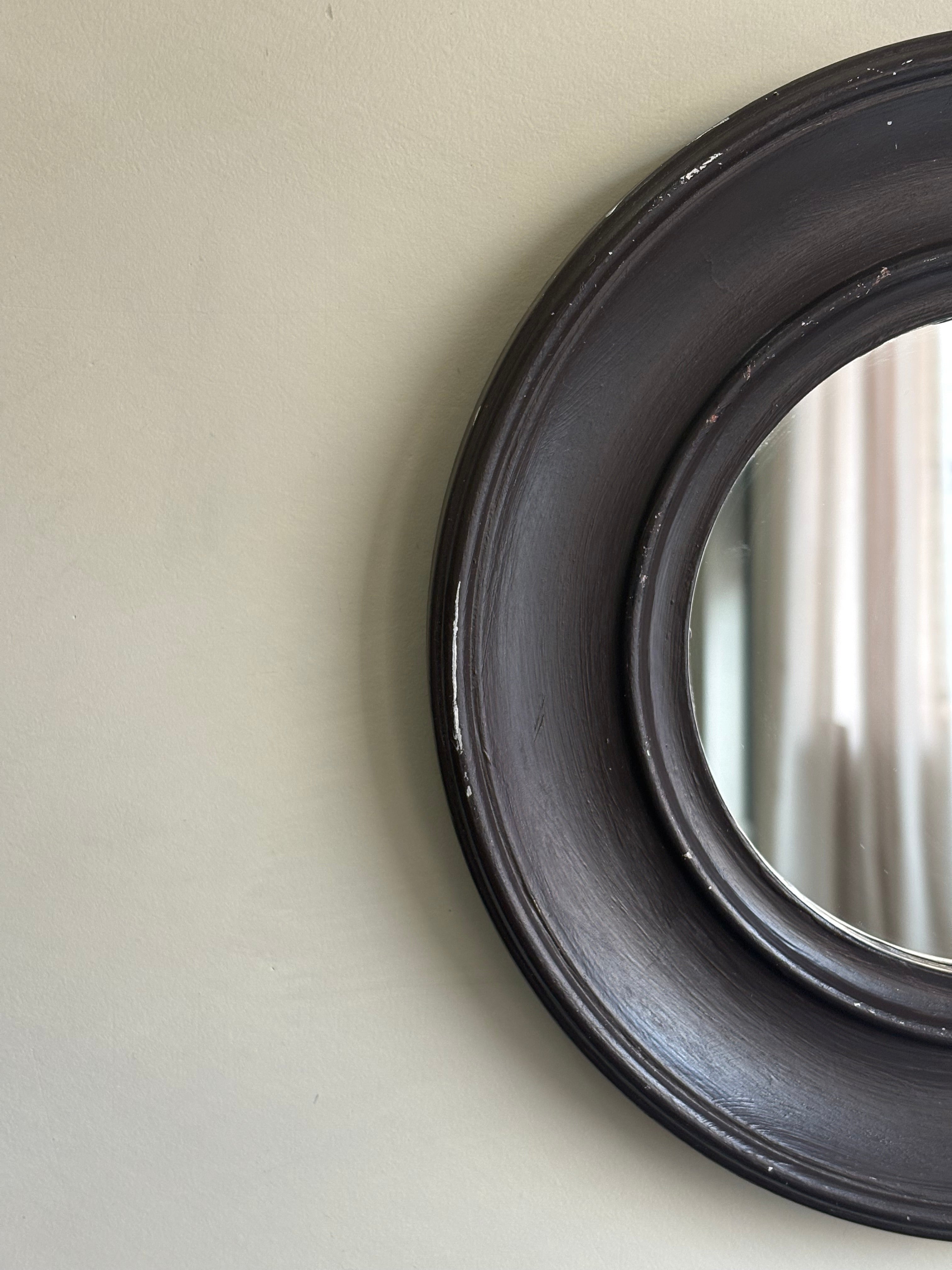 SMALL BROWN MIRROR