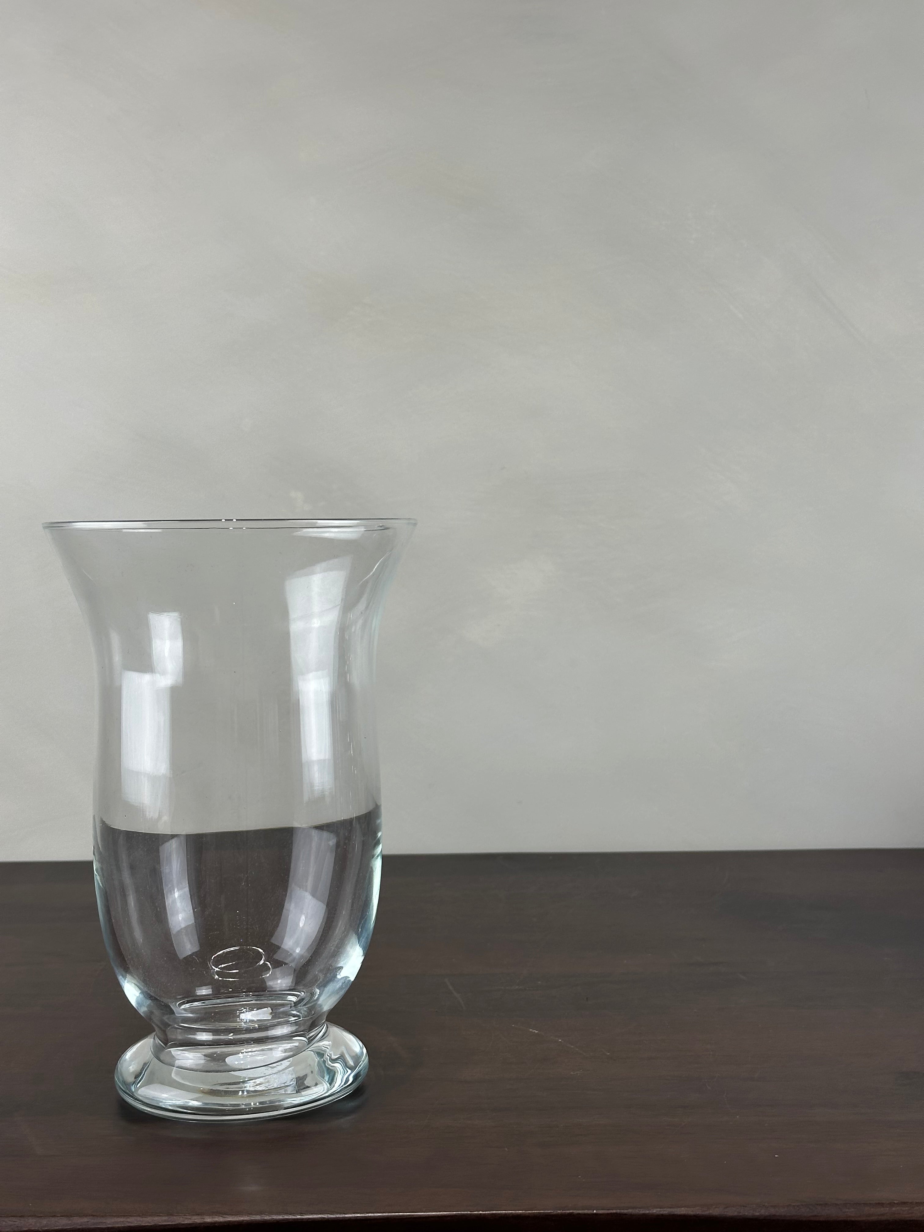 FLARED GLASS VASE