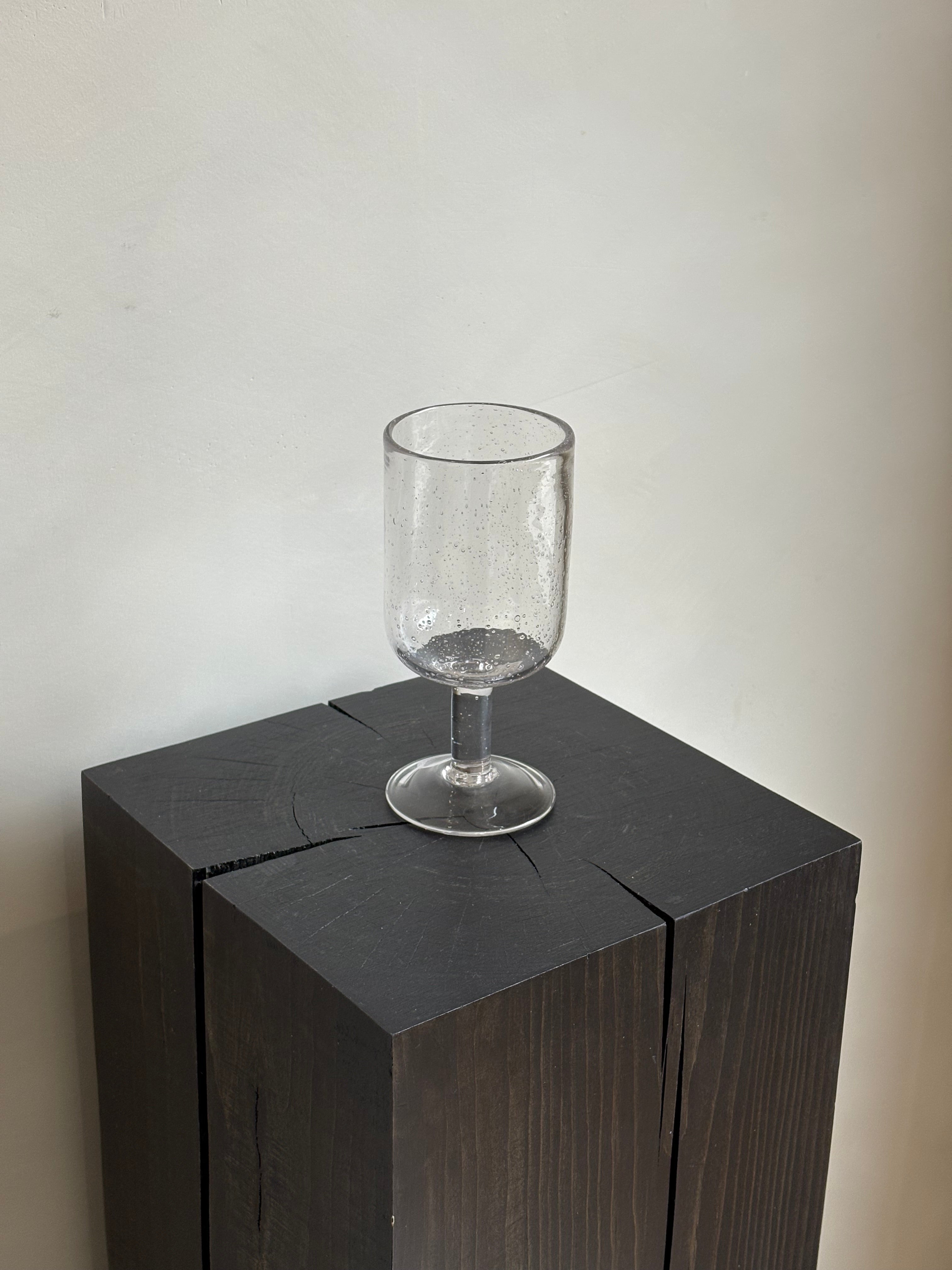 BUBBLED WINE GLASS | LARGE