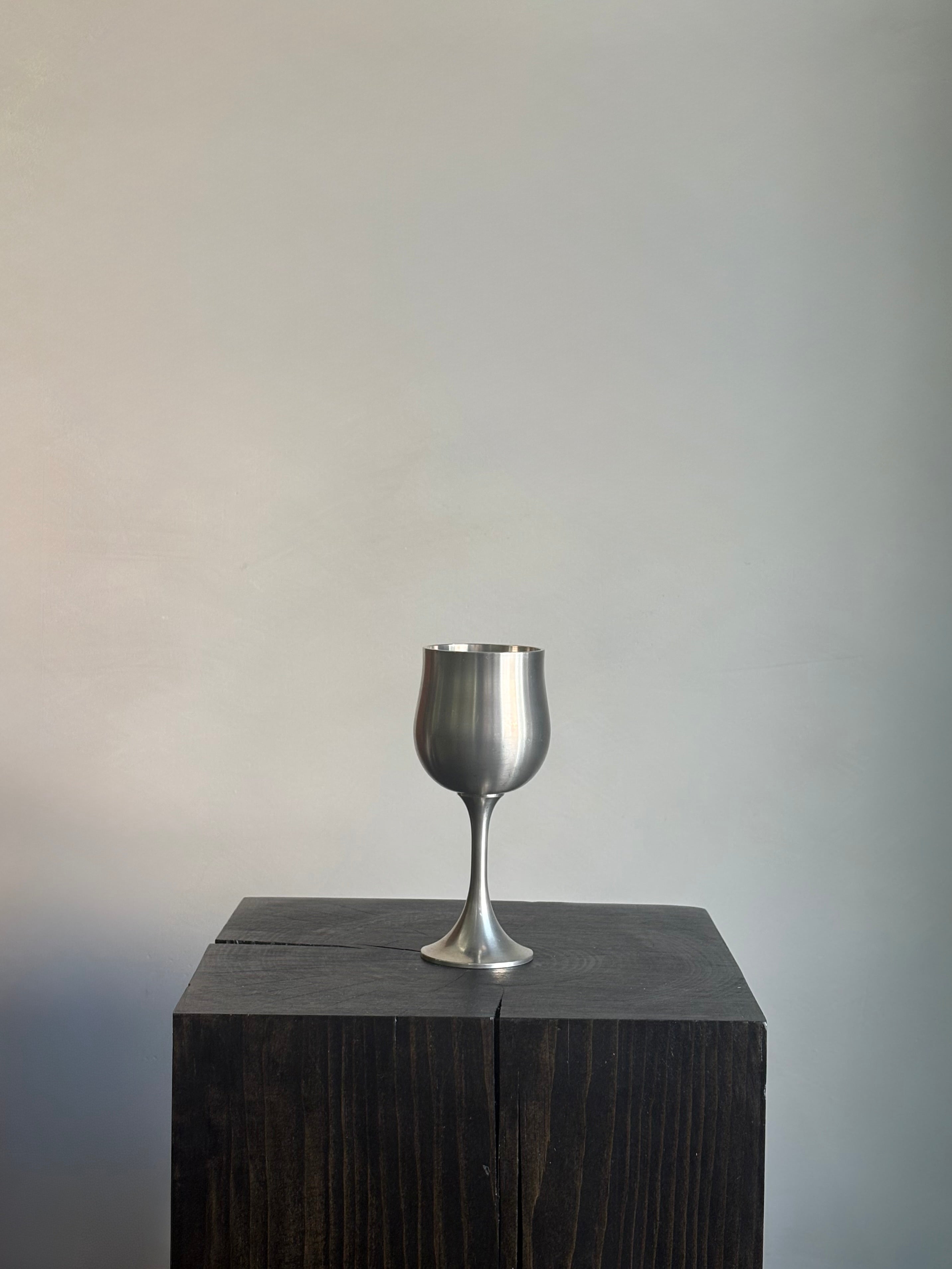 ROYAL PEWTER TULIP GOBLETS