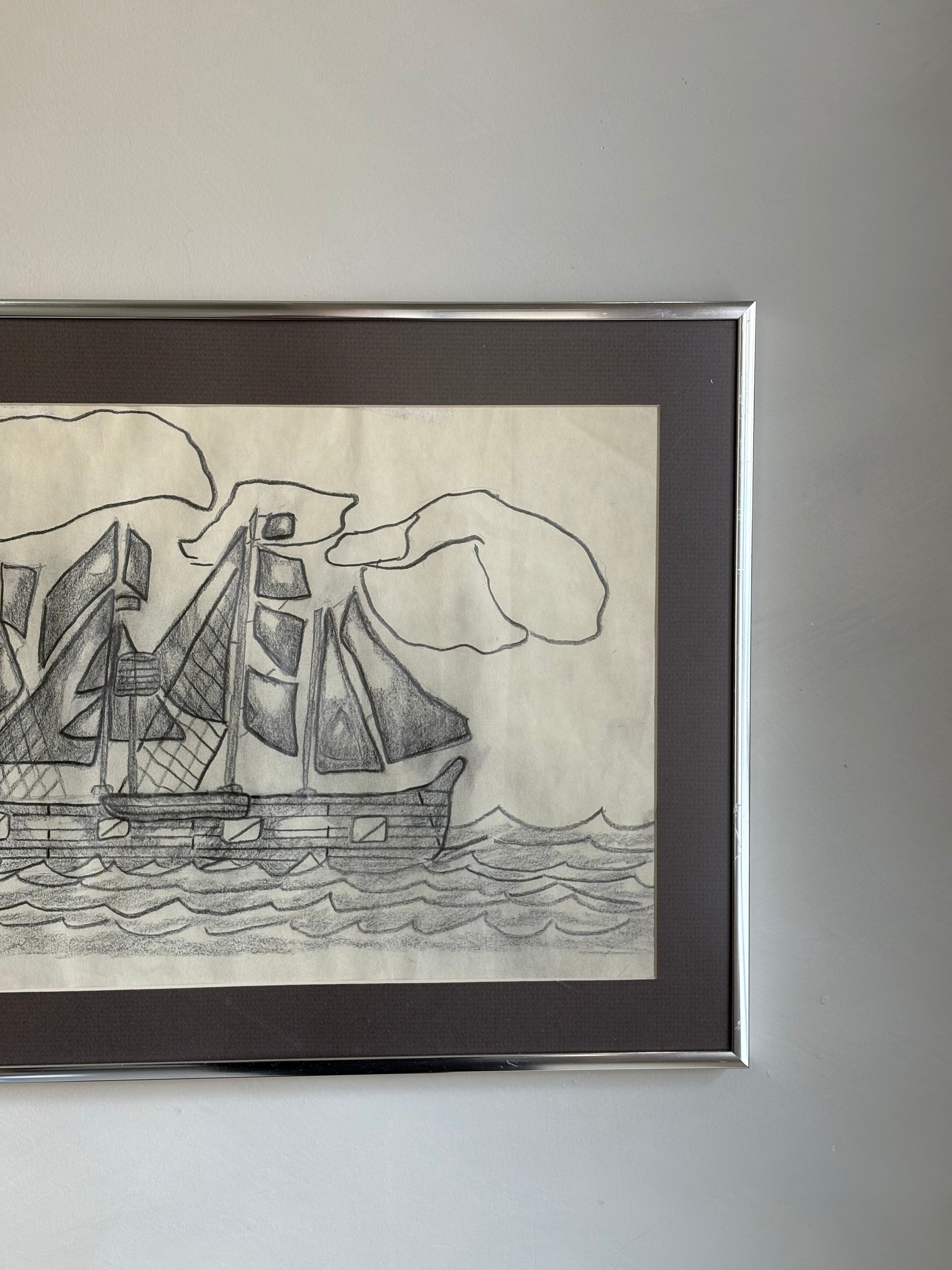 FRAMED SHIP SKETCH