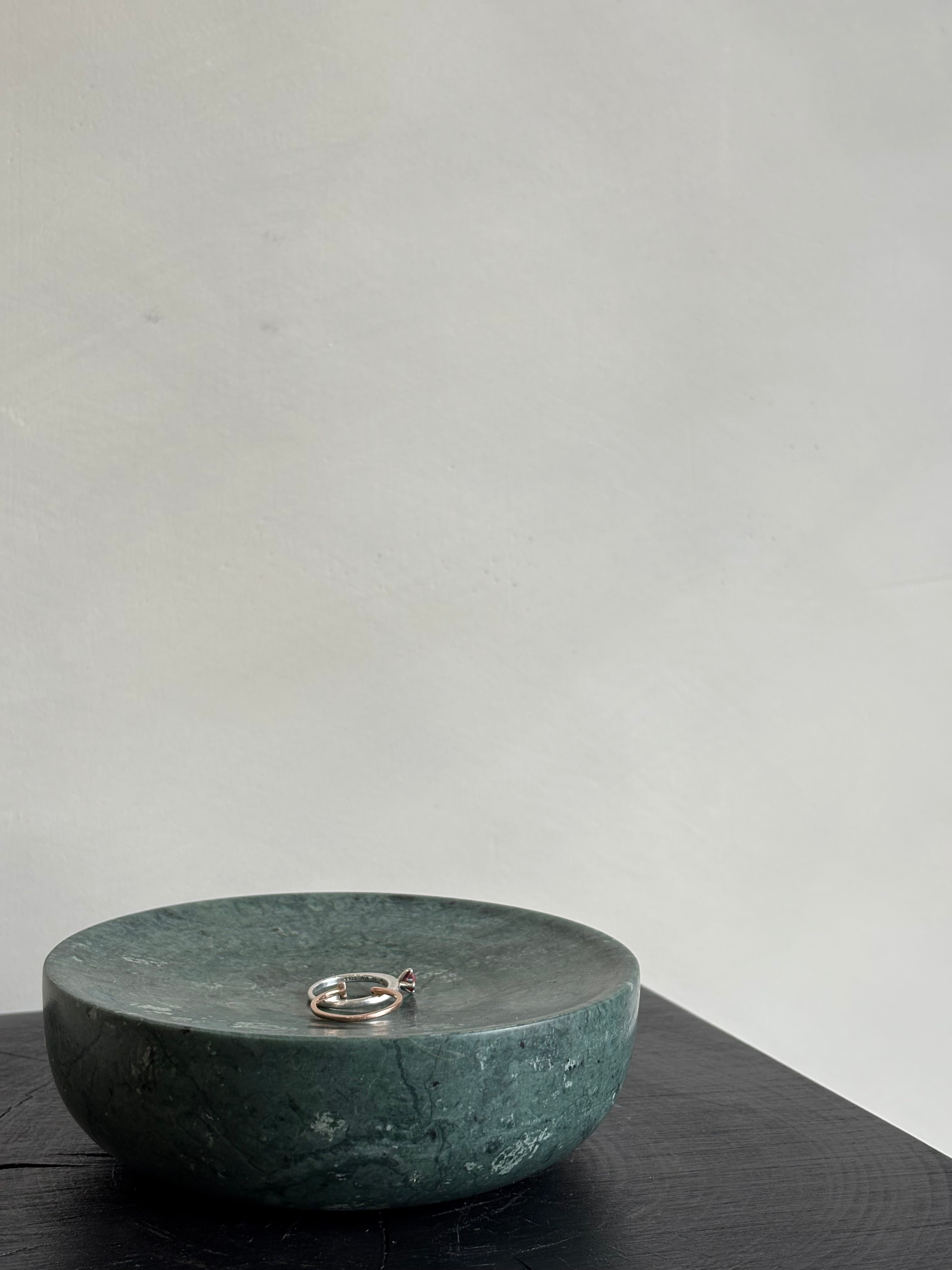 CLEO DISH GREEN MARBLE