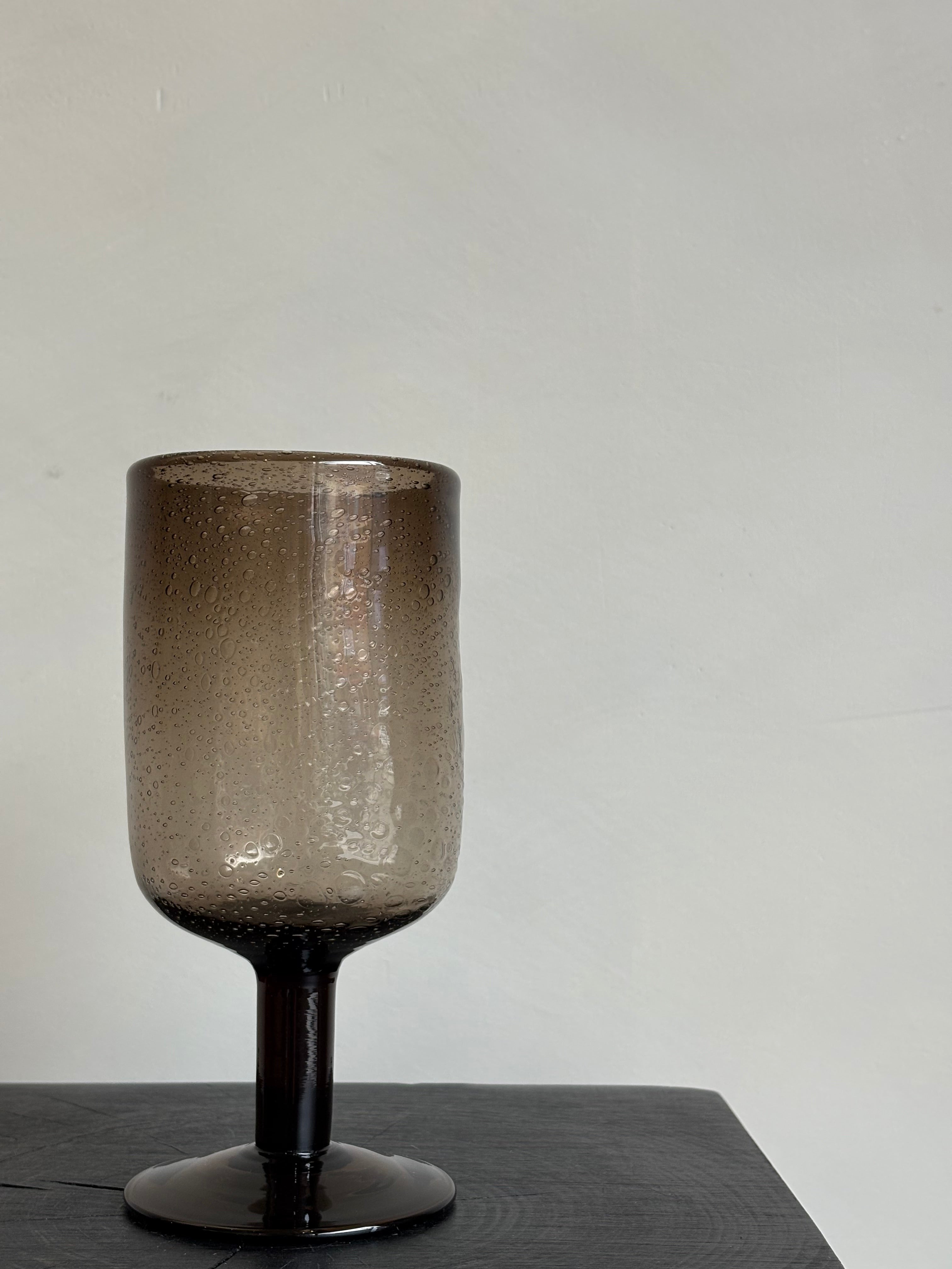 BUBBLED WINE GLASS | LARGE