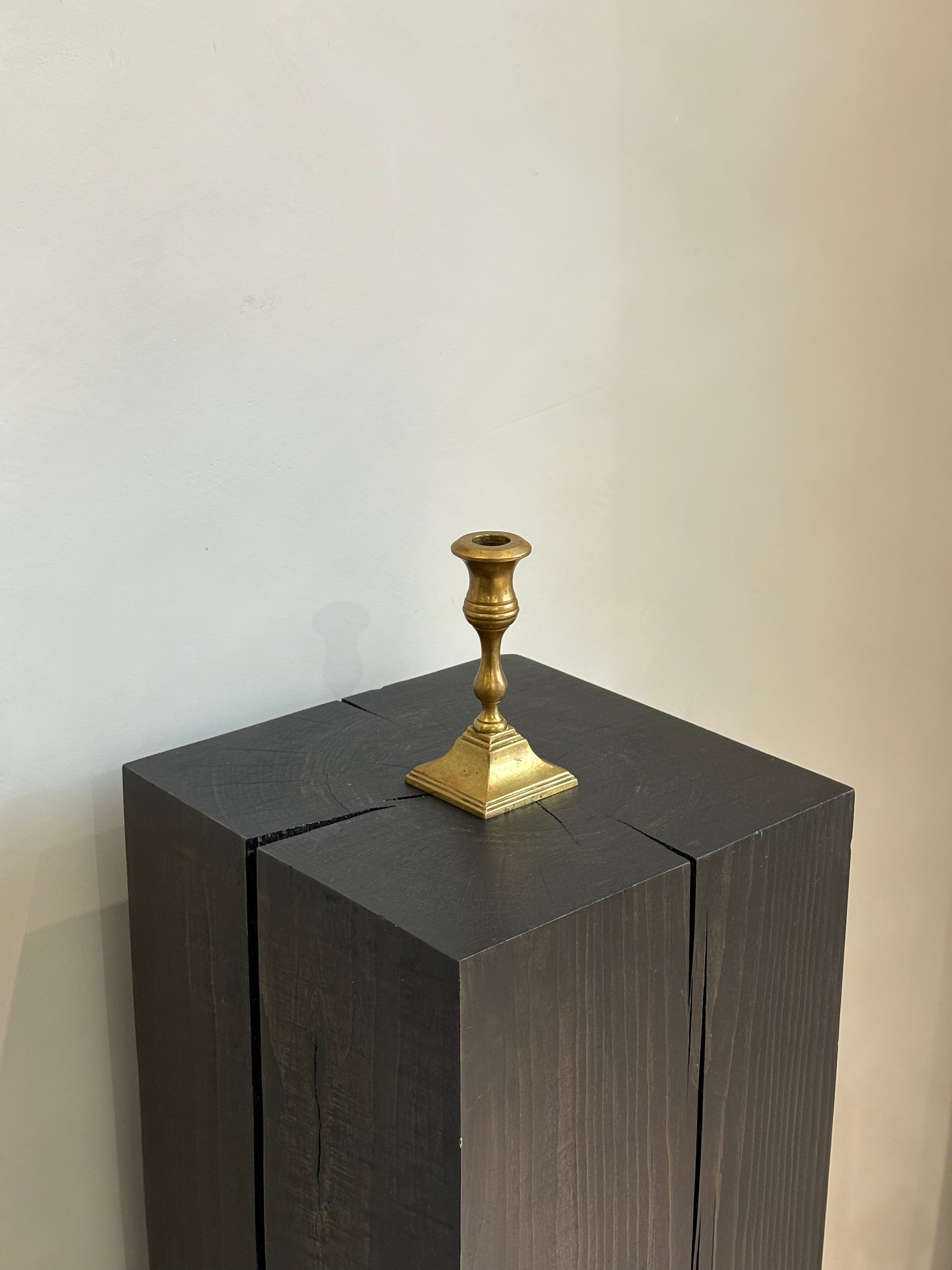 SMALL GOLD CANDLESTICK