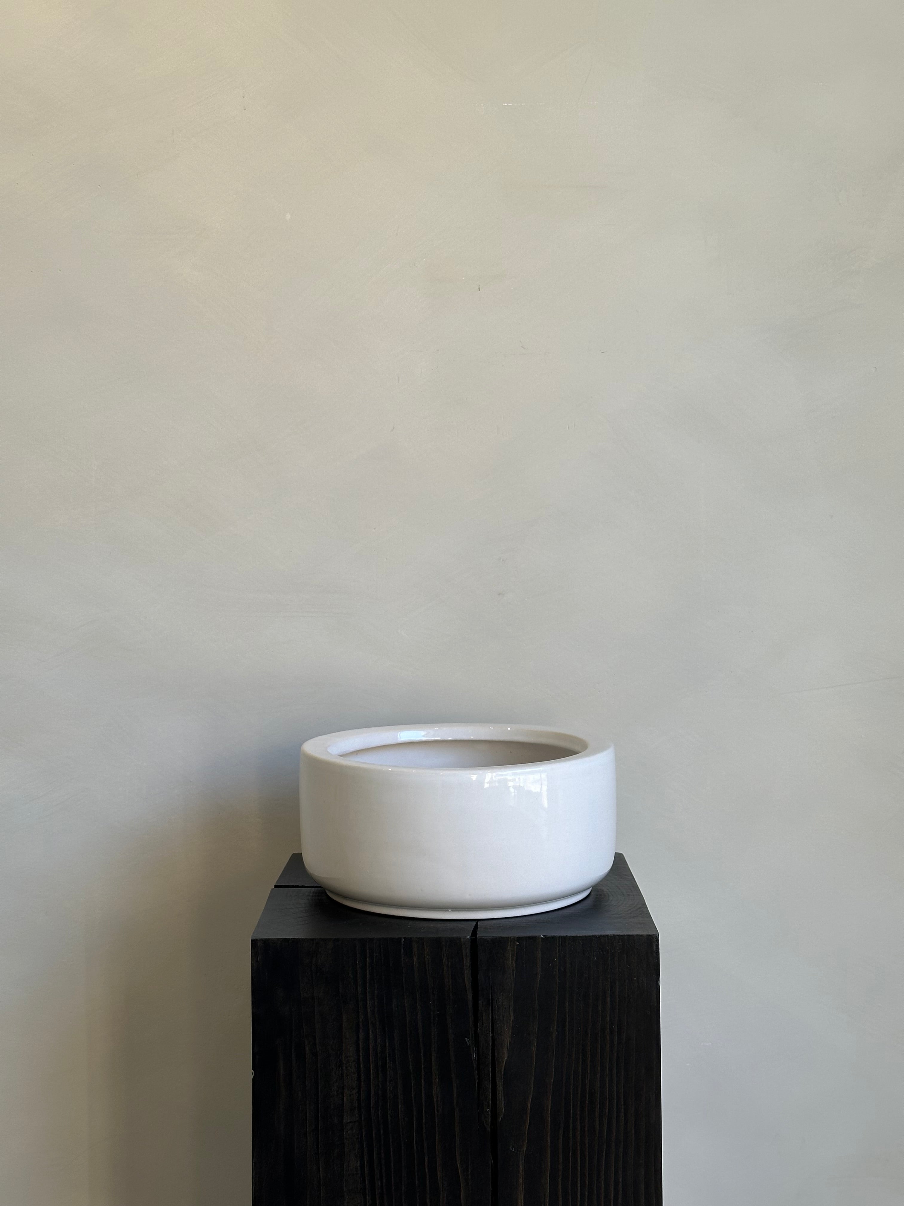 WIDE CERAMIC PLANTER