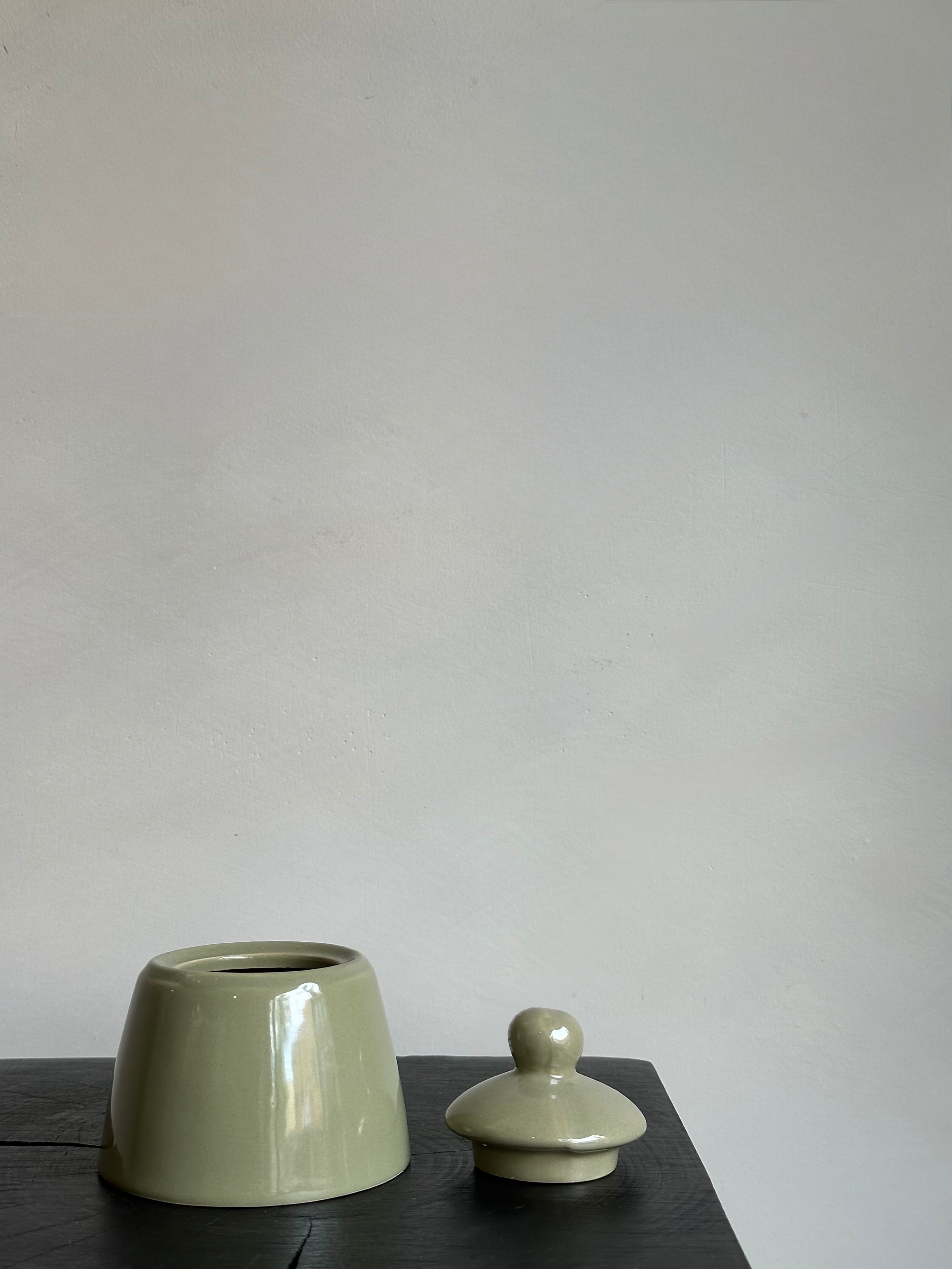GREEN SPICE JAR