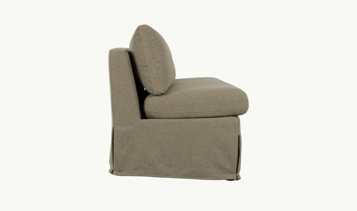 THE ALORA SLIPCOVER DINING BENCH