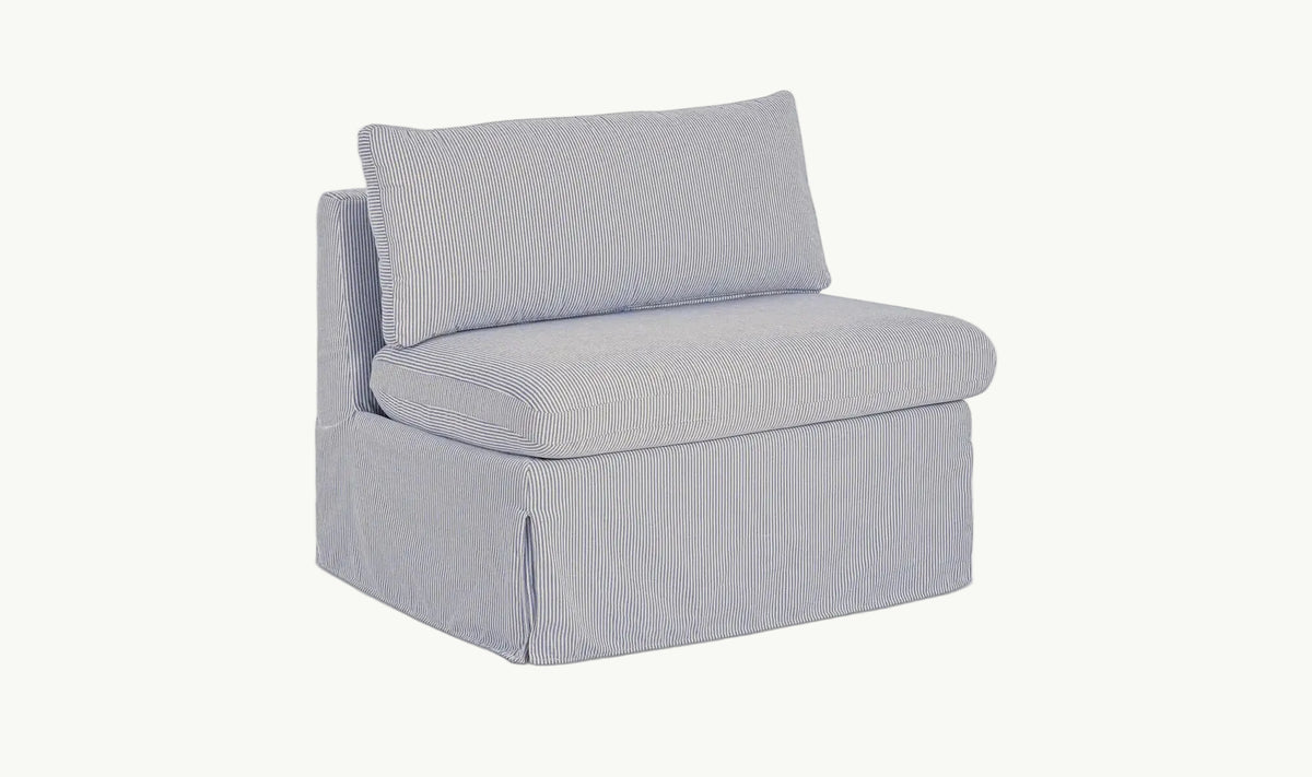 THE ALORA SLIPCOVER DINING CHAIR & HALF