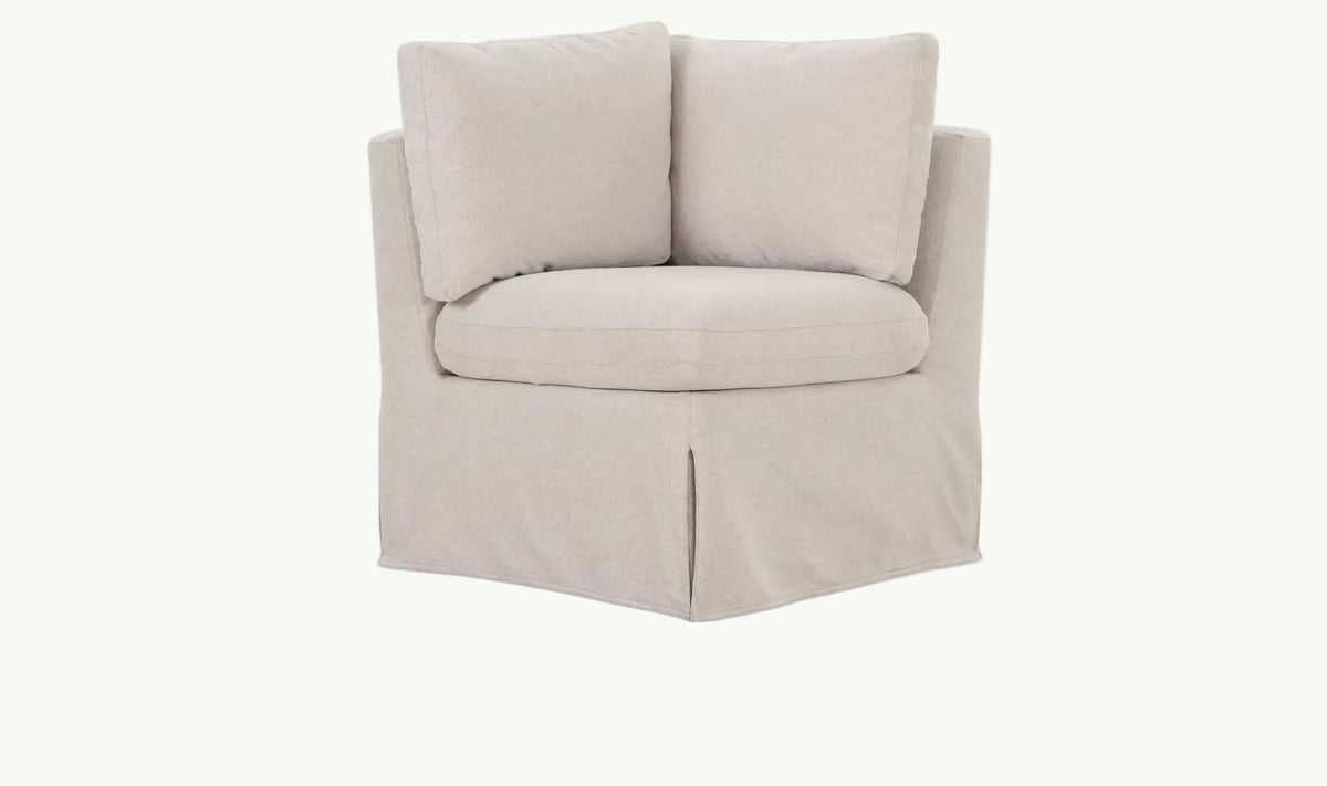 THE ALORA SLIPCOVER CORNER CHAIR