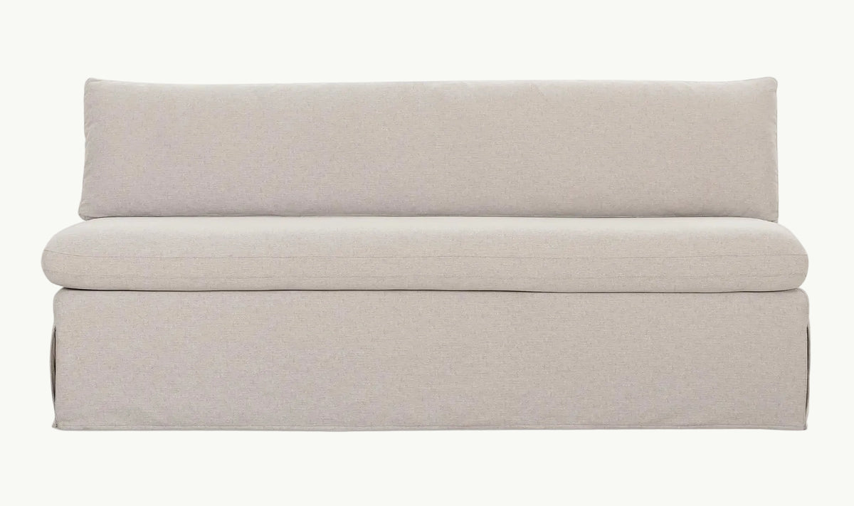 THE ALORA SLIPCOVER DINING BENCH