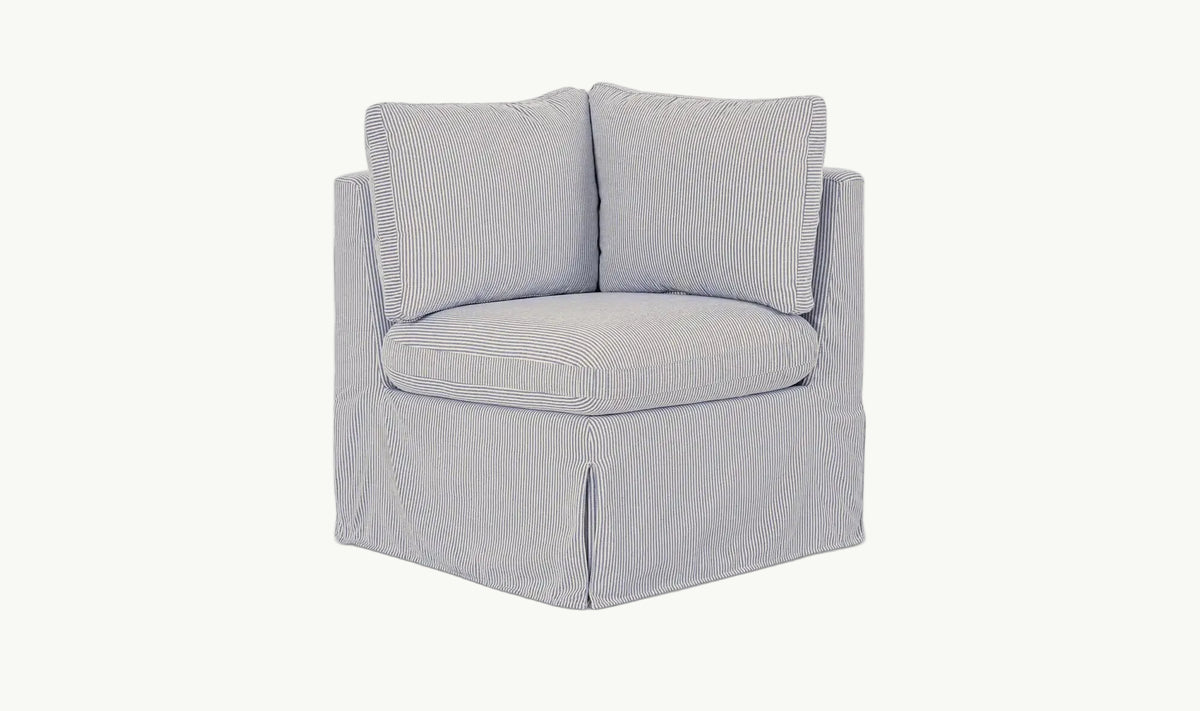 THE ALORA SLIPCOVER CORNER CHAIR